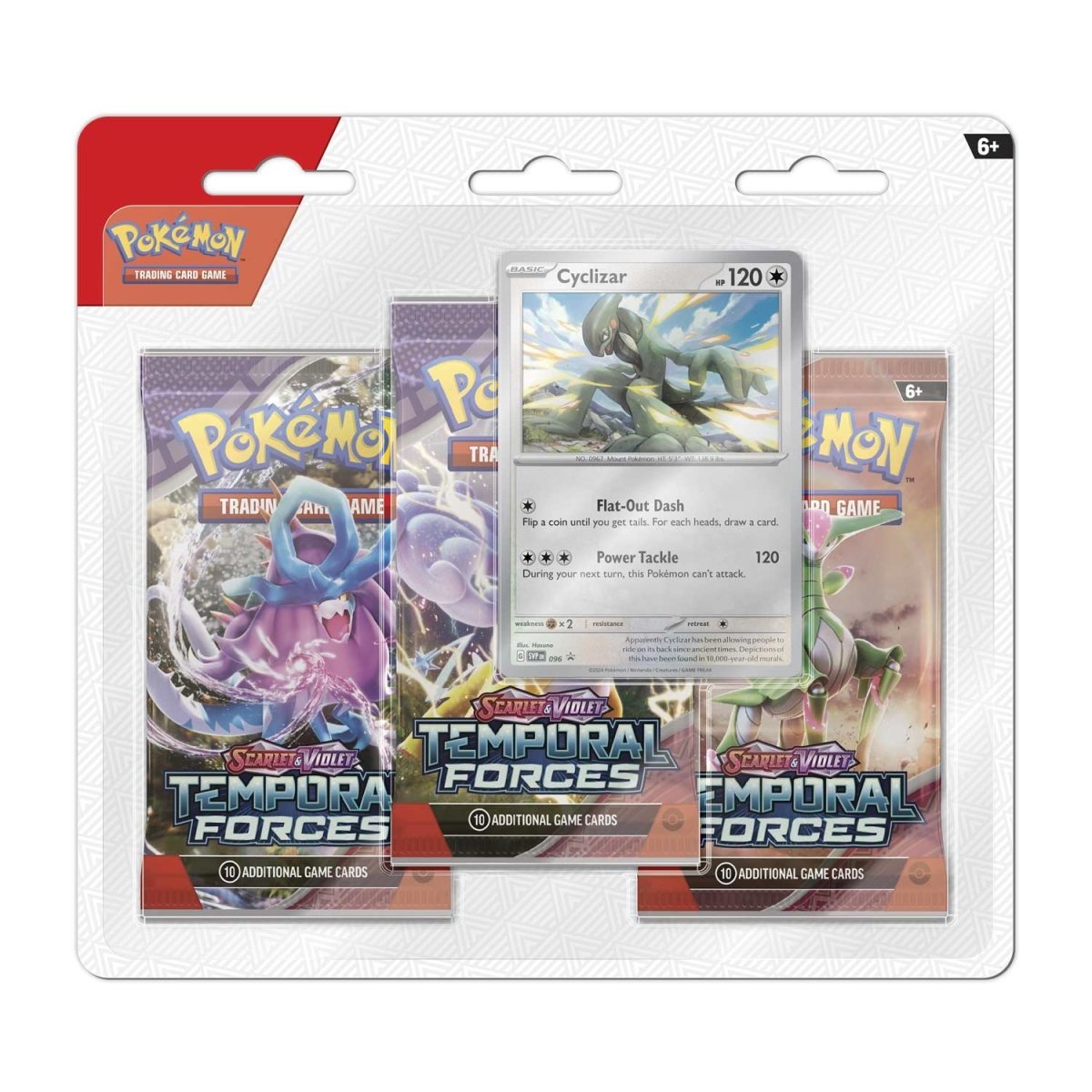 Pokémon TCG: Scarlet & Violet Temporal Forces 3 Booster Blister (Random Character)、mySite、hgirdovlk