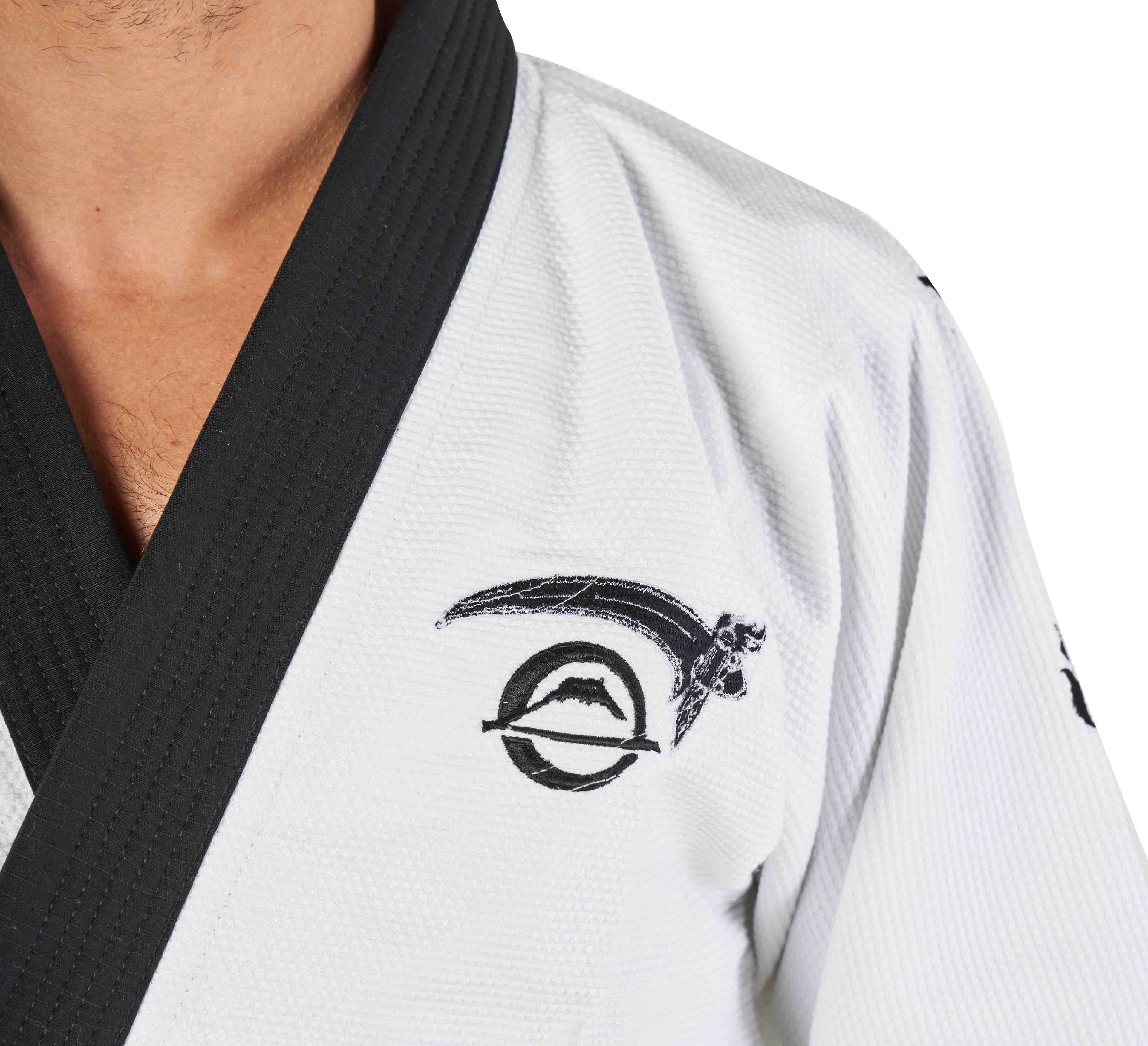 Sekai 2.0 BJJ Gi Fear The Reaper Edition White、mySite、gigharbornorthrealestate