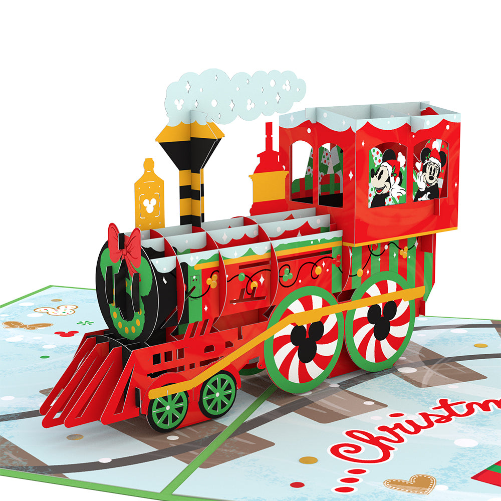 Disney's Mickey & Minnie Christmas Train Pop-Up Card、mySite、solidvoid