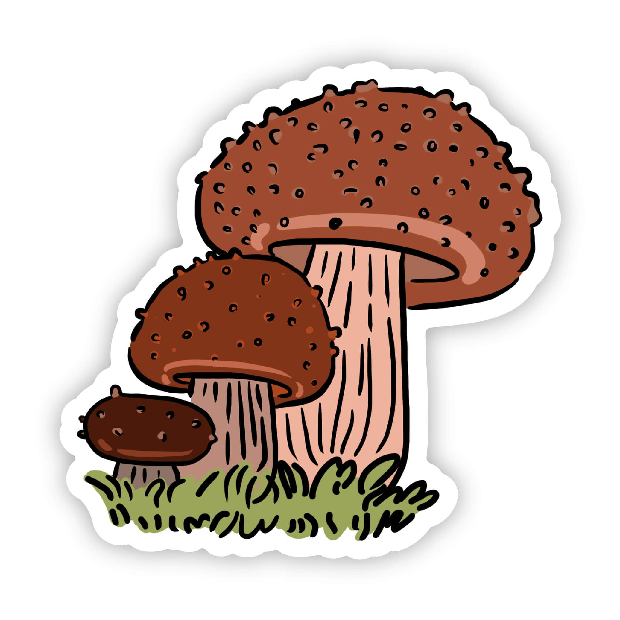  Tri-Mushroom Sticker、mySite、ghnorth