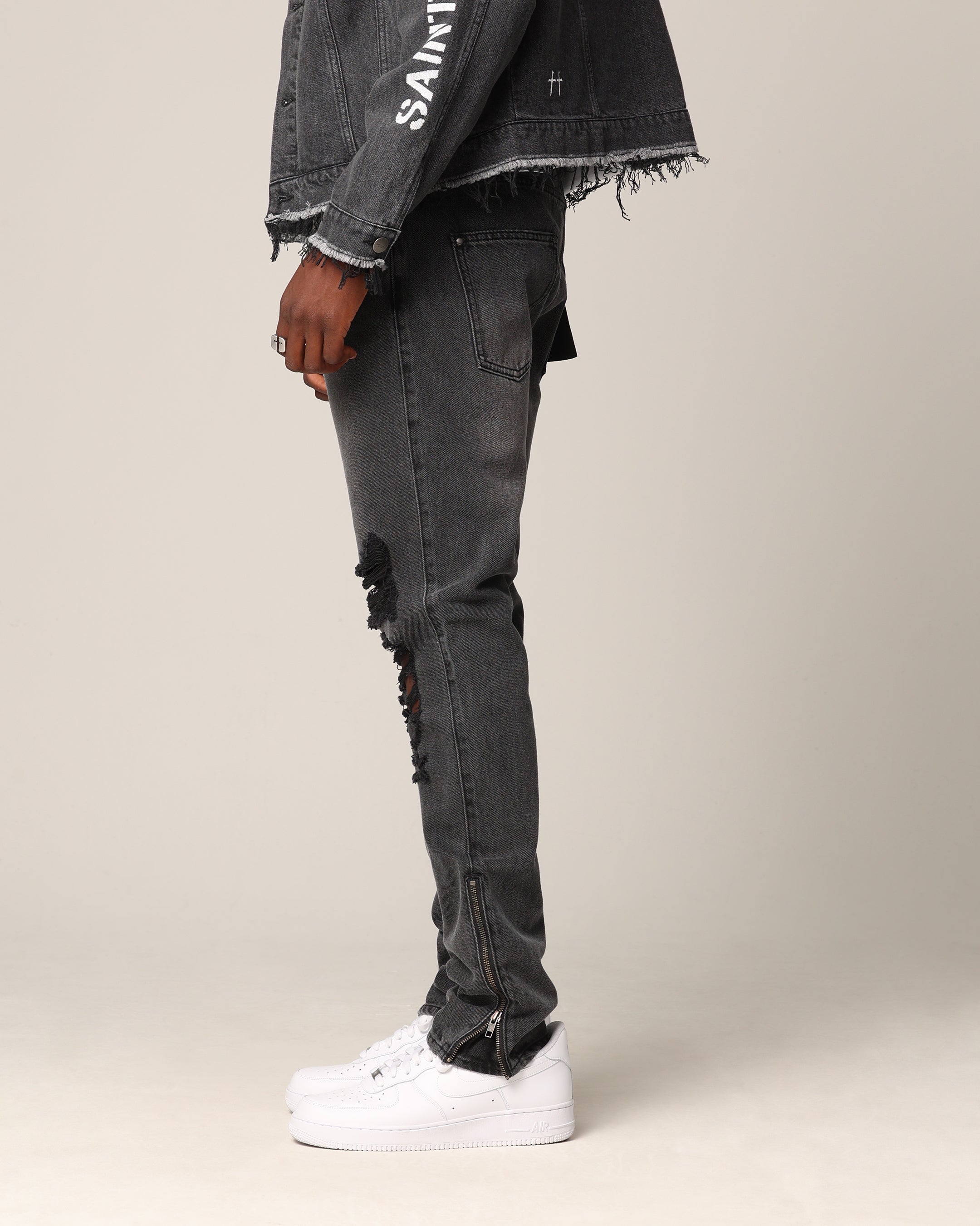 Saint Morta Deadbeat Fimi Jeans Grey Ash、mySite、zt4zffjzw