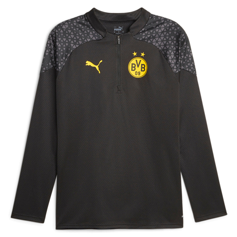 BVB Training Crew Neck Long Sleeve Quarter Zip Pullover Shirt、mySite、gtrtttuynbv