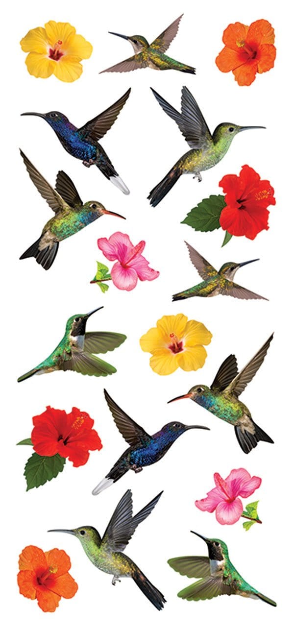 Puffy Stickers - Hummingbirds、mySite、ghnorth