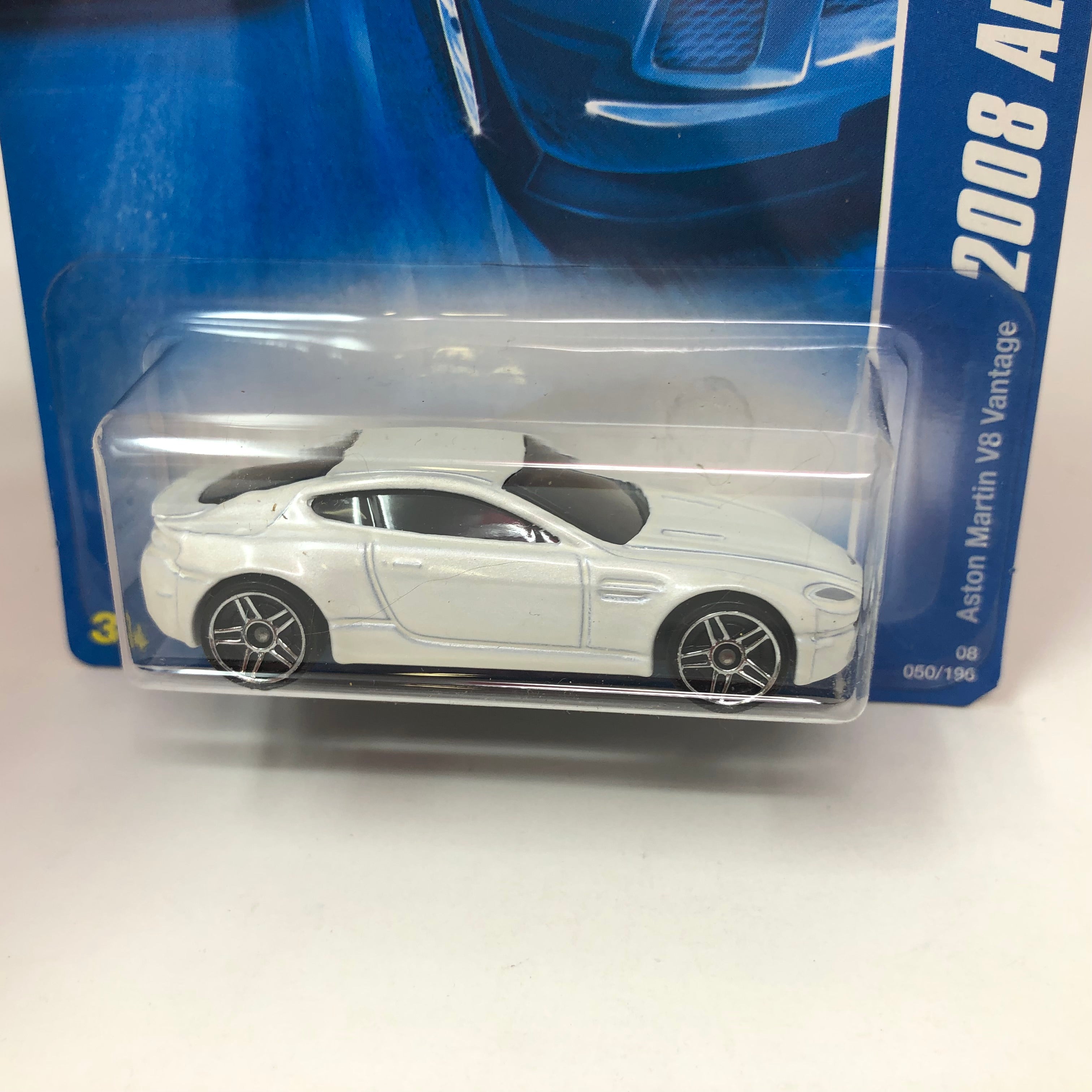 Aston Martin V8 Vantage #50 * White * 2008 Hot Wheels、mySite、hgirdovlk