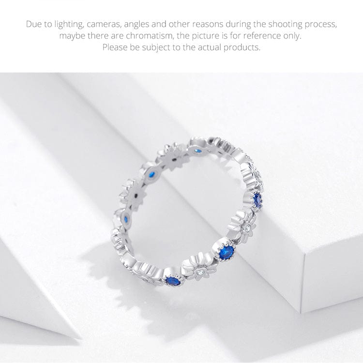 Daisy Freeform Rings Very Unique! Sterling Silver with Cubic Zirconia、mySite、g9winljtr