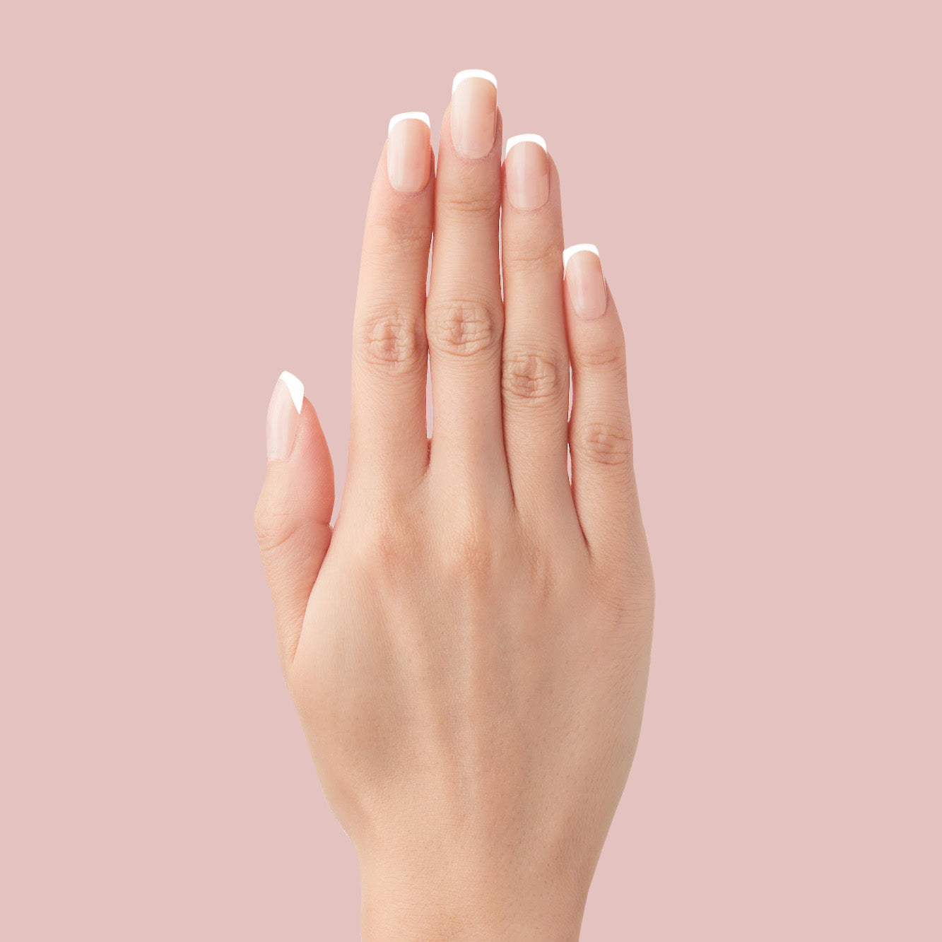 Classic French - Press-On | Medium | Squoval、mySite、solidvoid