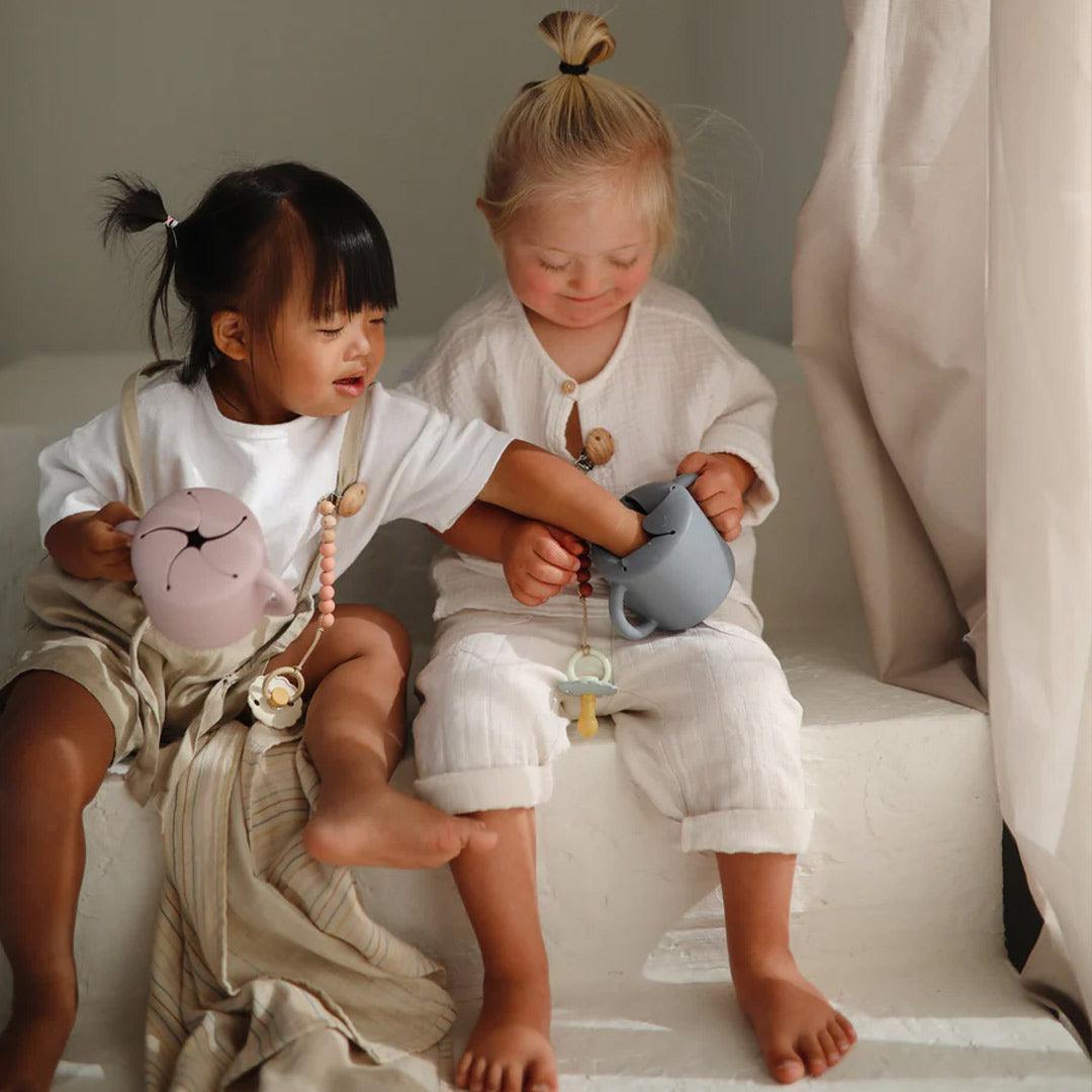  Mushie Snack Cups - Powder Blue、mySite、merchandisen