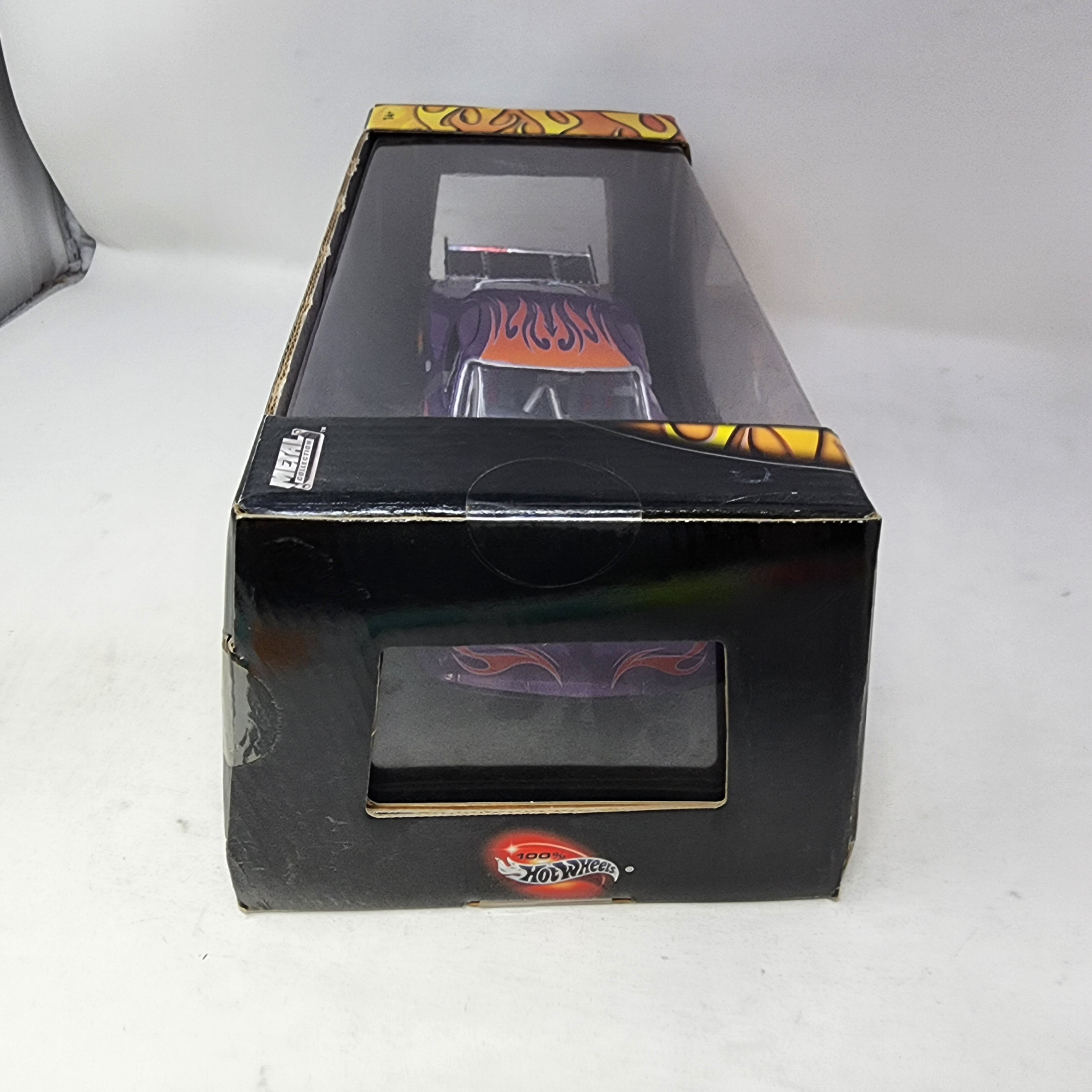 Pro Street Chevy Corvette Modified * Purple w/ Flames * 100% Hot Wheels 1/18 Scale、mySite、hgirdovlk