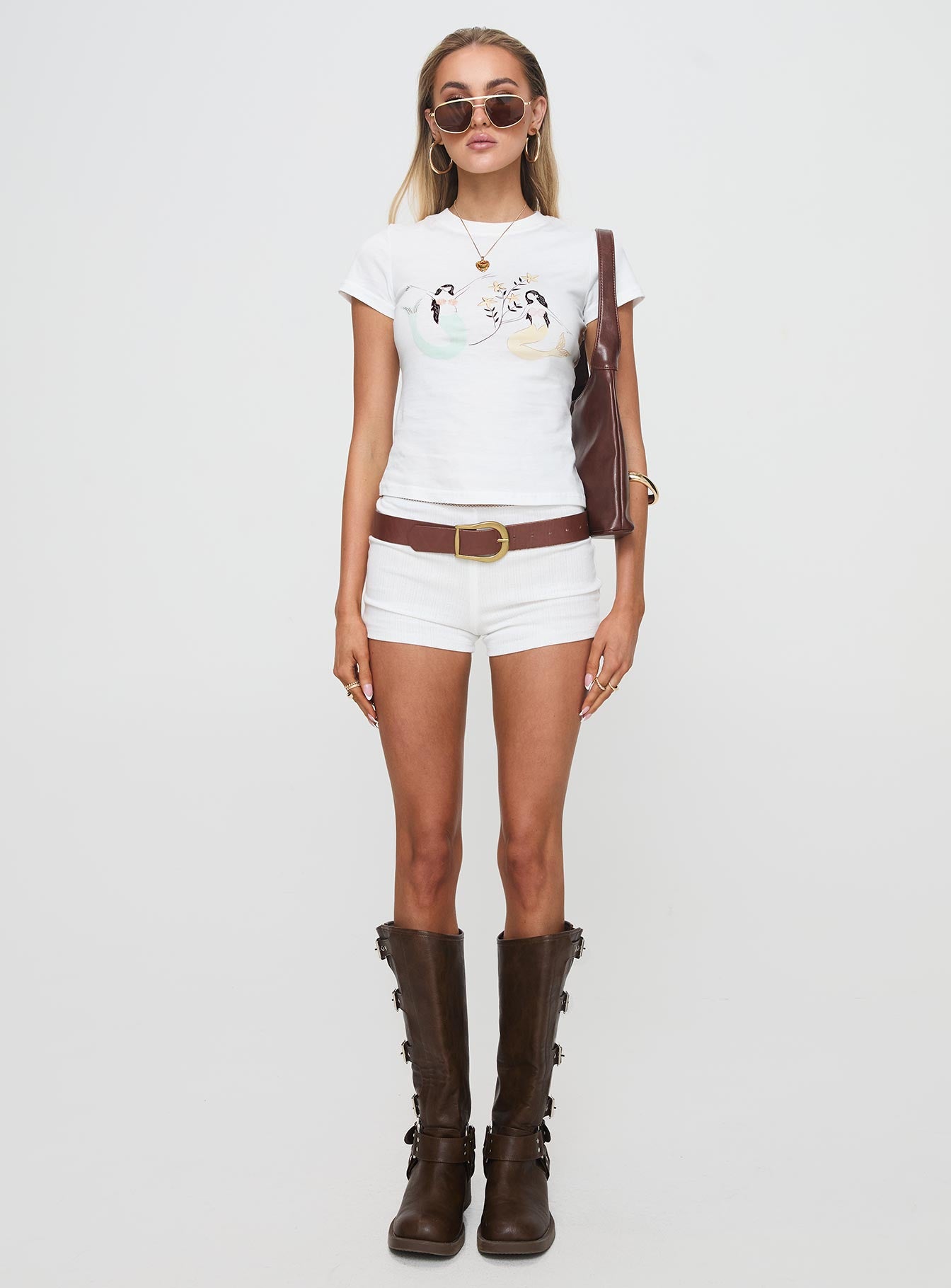 Mermaid Soul Tee White、mySite、solidvoid