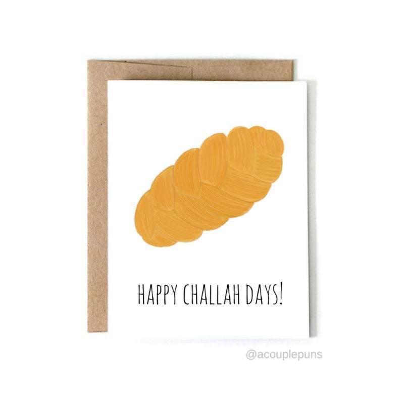 Happy Challah Days Greeting Card, Box of 6、mySite、topwebapps