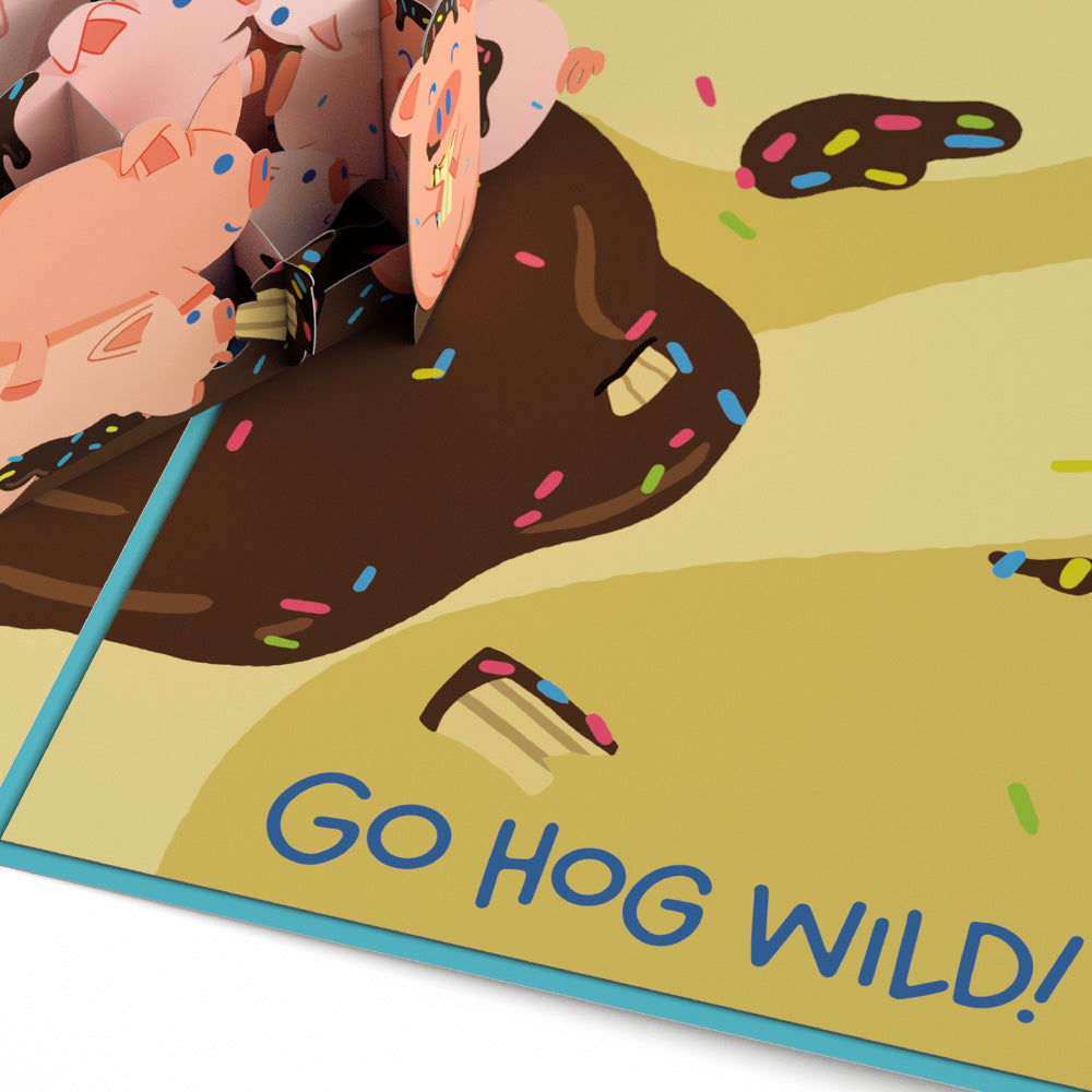 Hog Wild Birthday Pop-Up Card、mySite、solidvoid