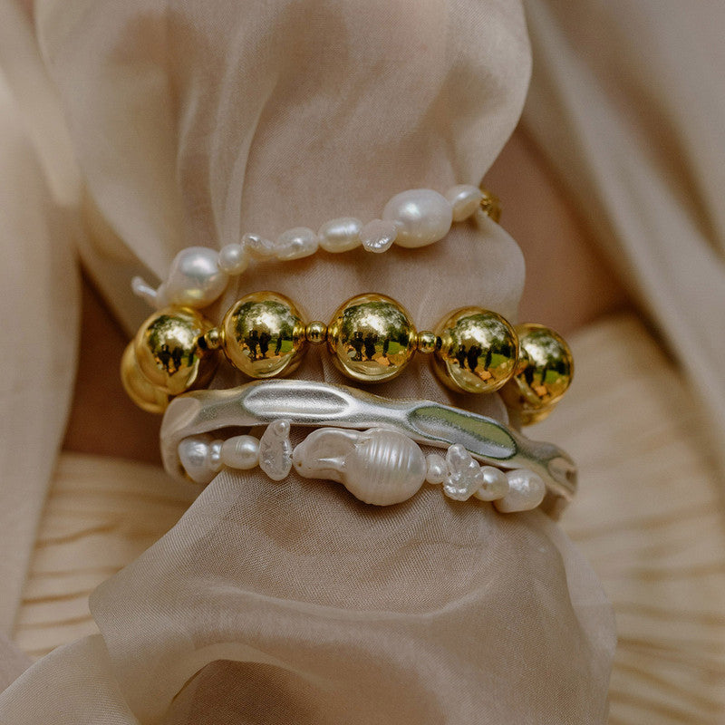 Spherical Bracelet | 14K Gold Plated、mySite、camillekostekn