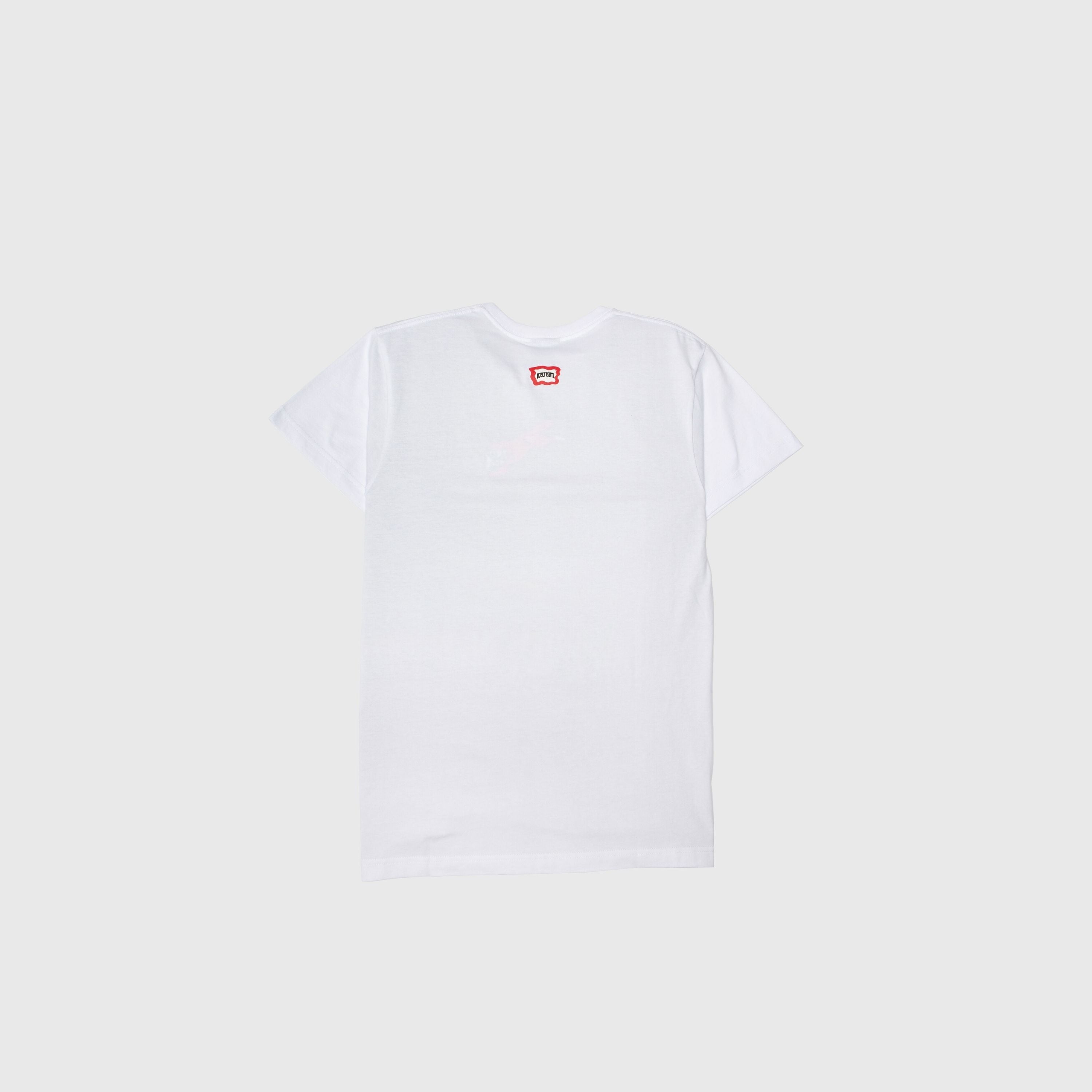 Peralta Mens Short Sleeve T-Shirt - White/Red/Blue、mySite、dreamappss