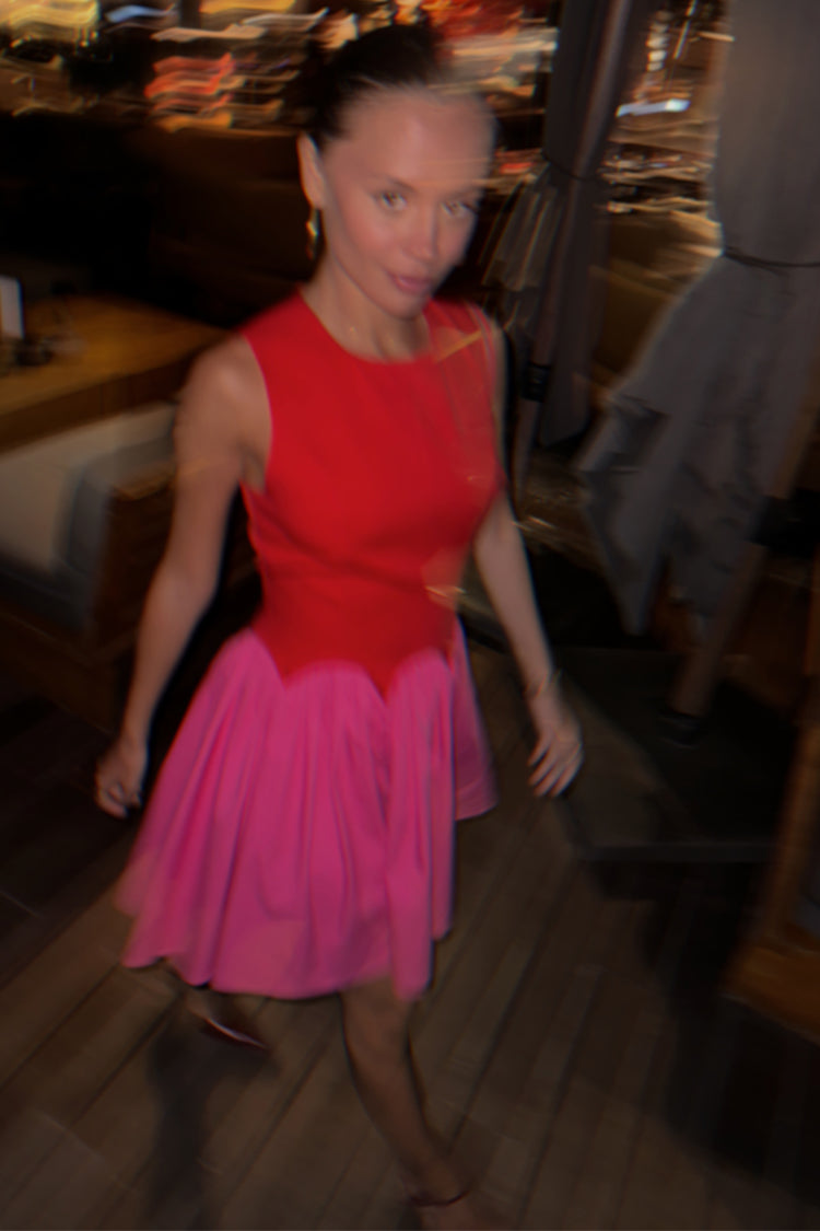 Red and Pink Mini Monika Dress、mySite、solidvoid
