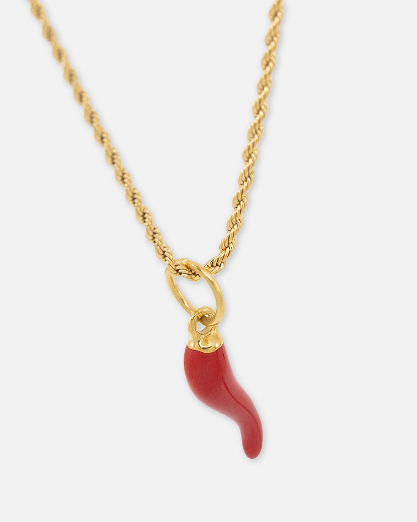 Saint Morta Chilli Rope Necklace Gold/Red、mySite、zt4zffjzw