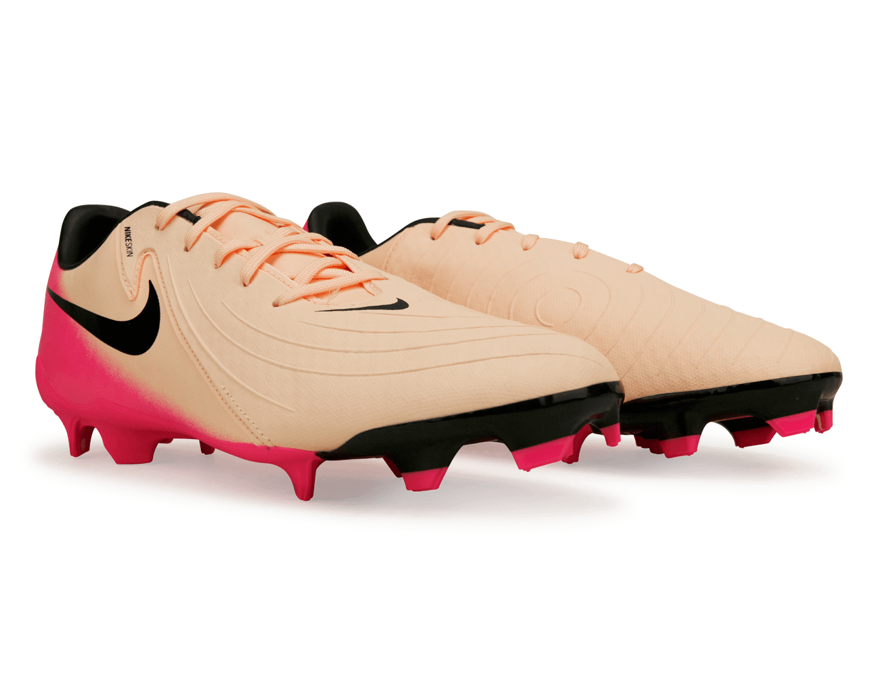 Nike Men's Phantom GX II Academy FG/MG Crimson Tint/Pink Blast、mySite、noshort