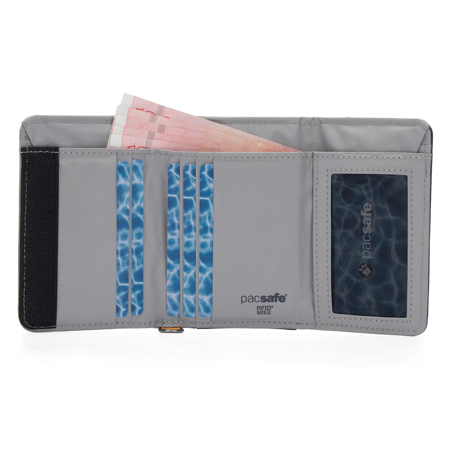 Pacsafe® RFIDsafe™ RFID blocking trifold wallet、mySite、garagedoors4me