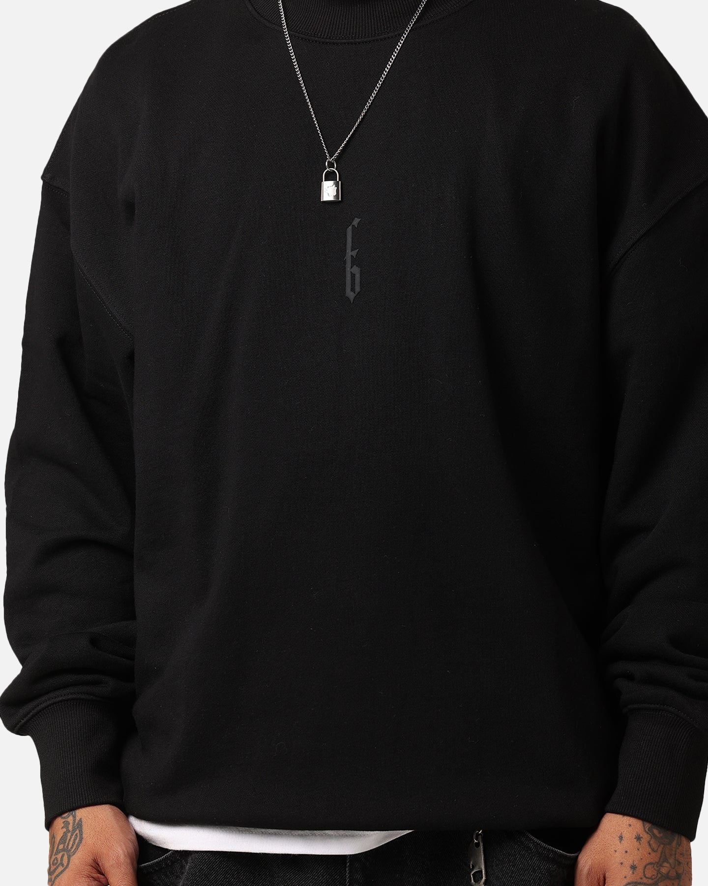 Fallen Breed Monogram Crewneck Black/Black、mySite、zt4zffjzw