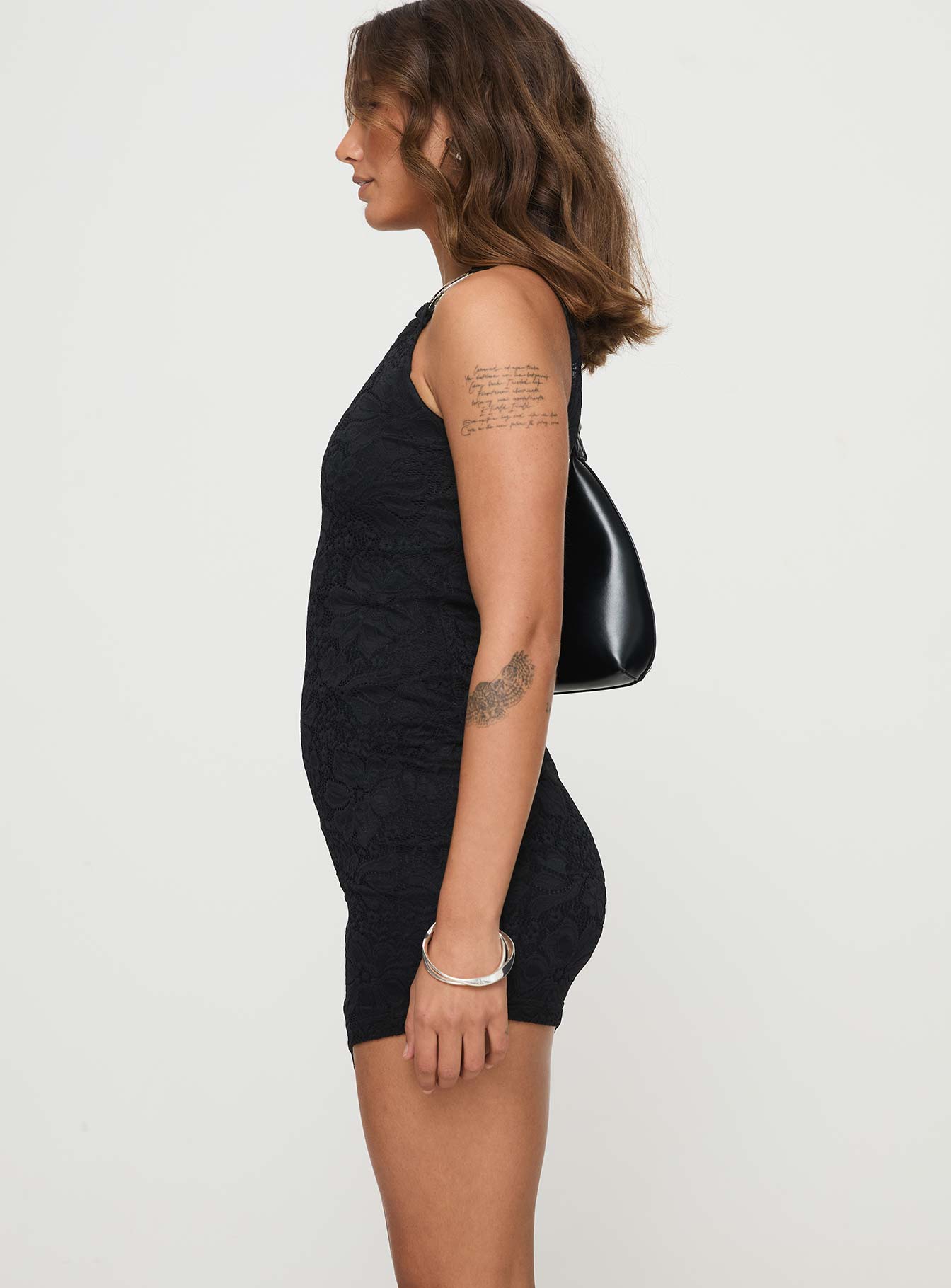 Toomba Lace Mini Dress Black、mySite、solidvoid