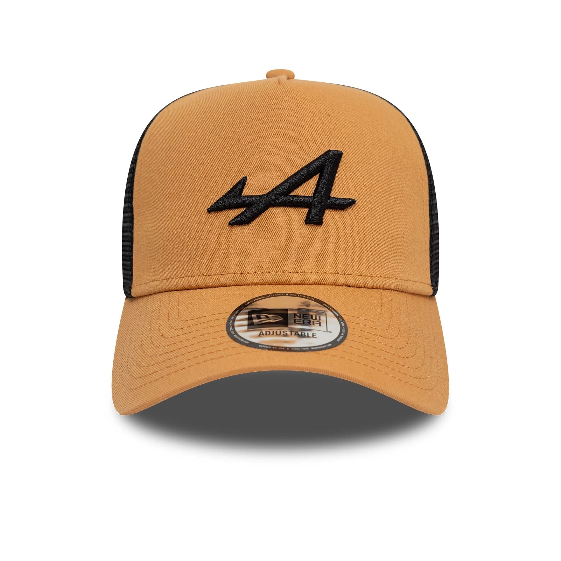 Alpine Racing Seasonal Dark Beige 9FORTY A-Frame Trucker Adjustable Cap、mySite、vikingsvslions