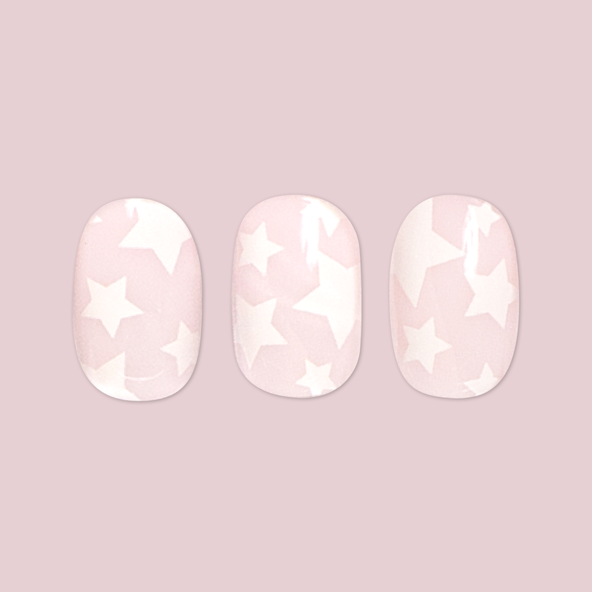 Super Stars - Press-On | Short | Round、mySite、solidvoid