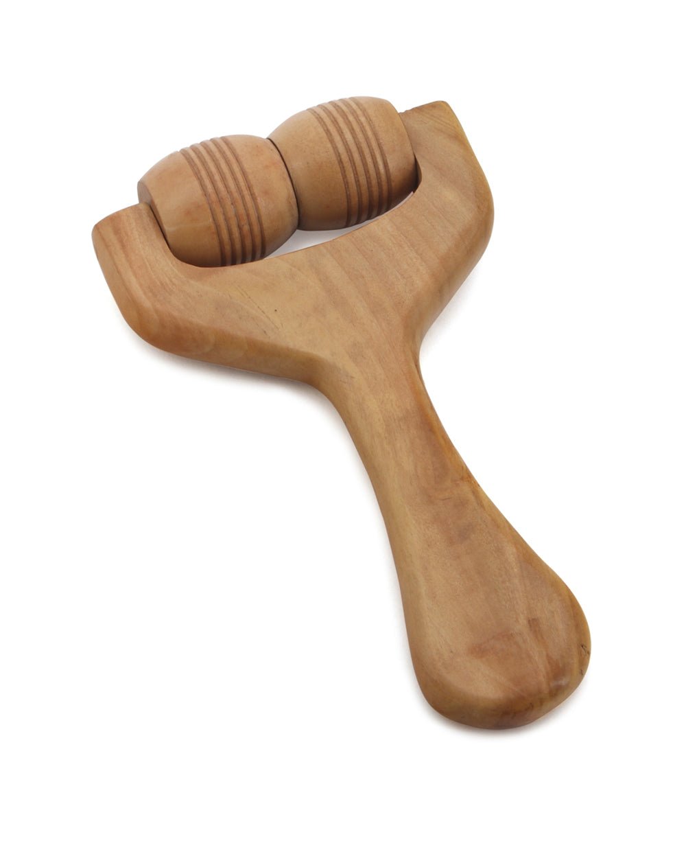 Fairtrade Handheld Wood Body Roller Massager、mySite、topwebapps