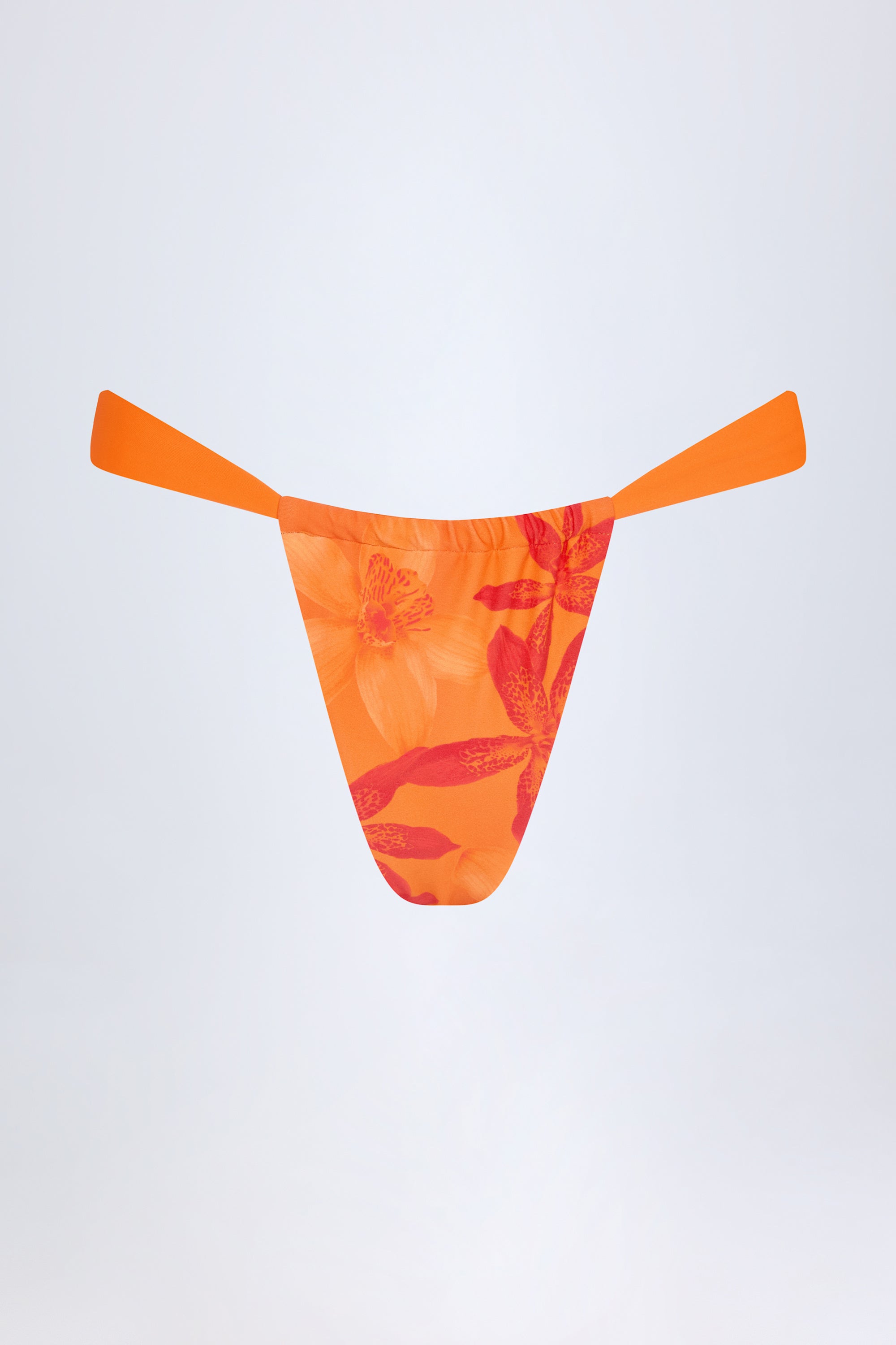  Cheeky Bikini Bottoms in Orange Orchid Print、mySite、sugarbowlscore