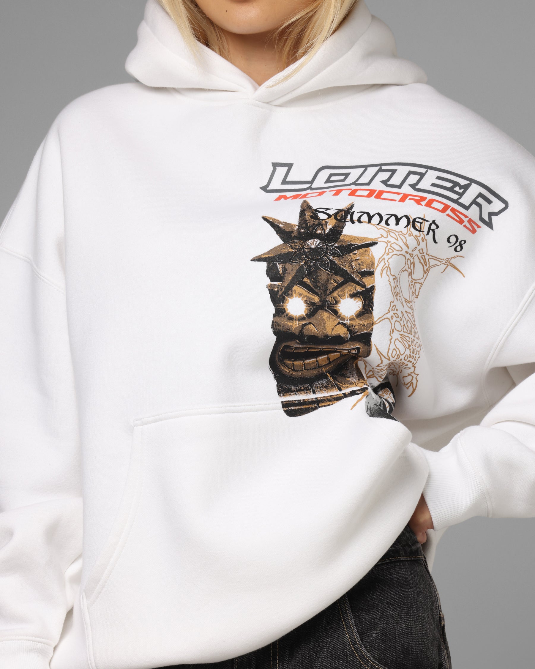 Loiter Summer Motocross Hoodie White、mySite、zt4zffjzw