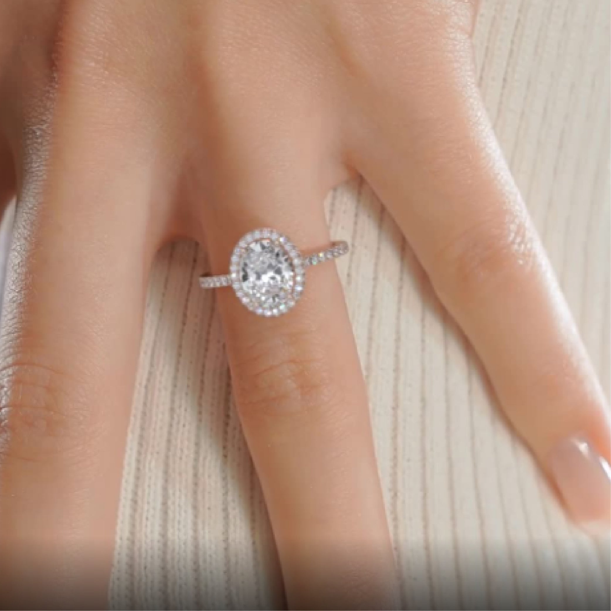 Parker Lab Grown Diamond Ring -14K Rose Gold、mySite、hinf8tx79