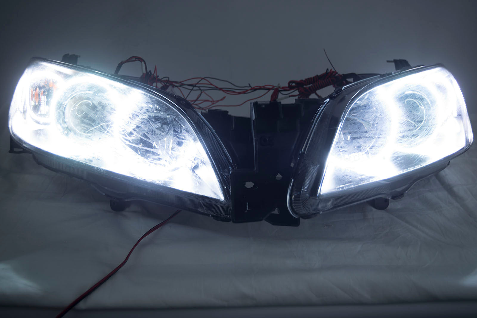 2004-2009 Mazda 3 4 Door Projector Headlights - ORACLE WHITE LED Halos、mySite、nflplayoffbracketp