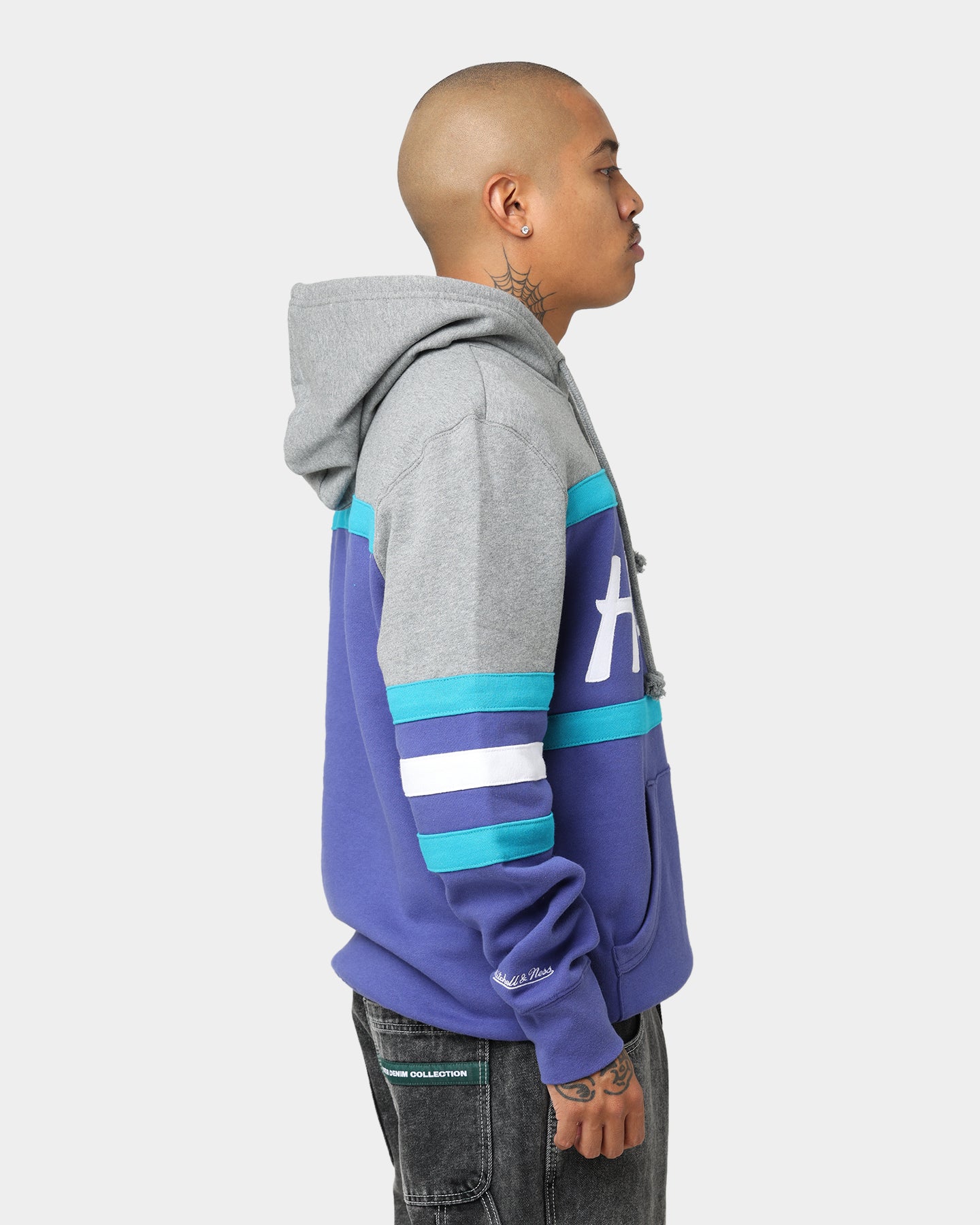 Mitchell & Ness Charlotte Hornets Head Coach Hoodie Royal、mySite、zt4zffjzw