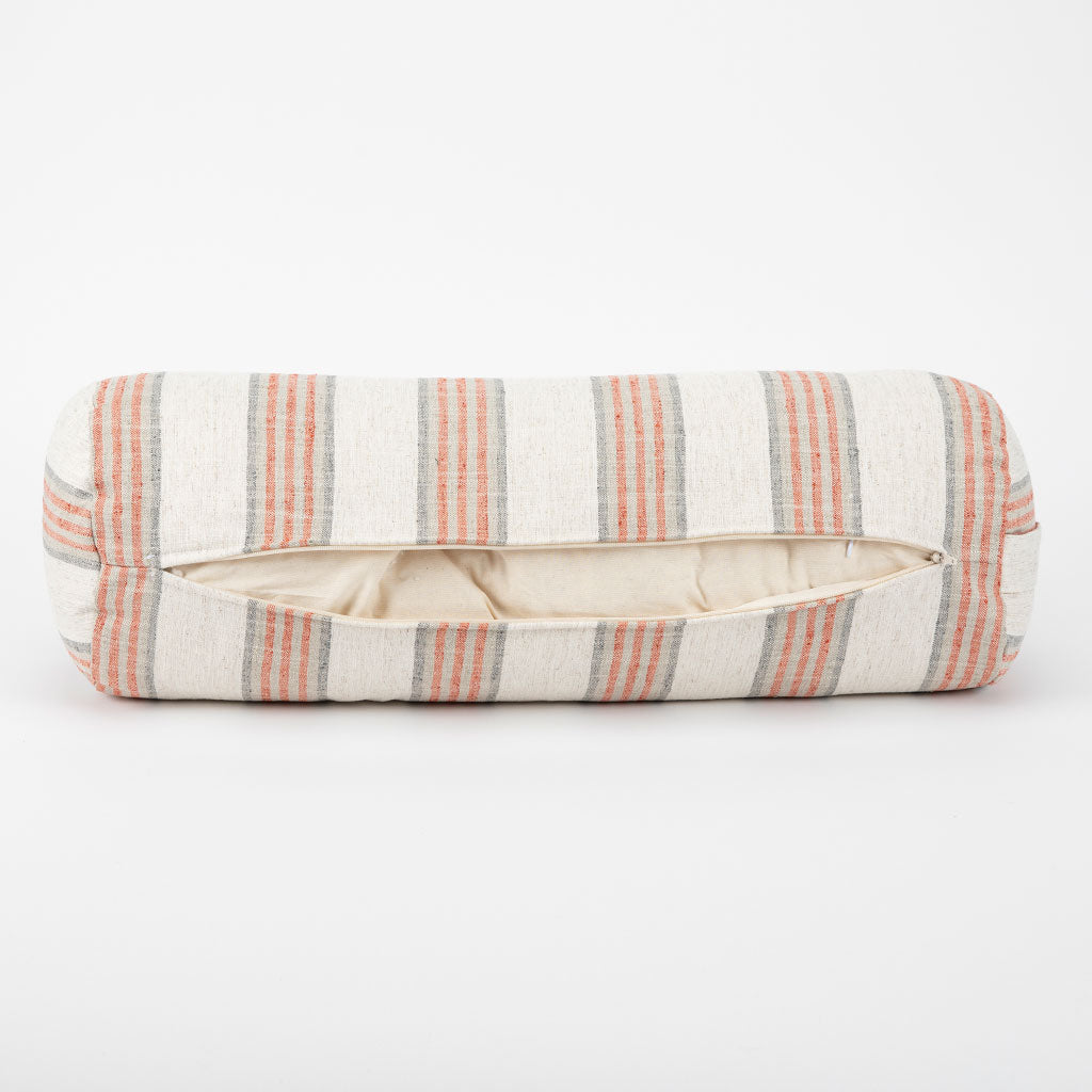 Coral Stripe Bolster - COVER ONLY、mySite、topwebapps