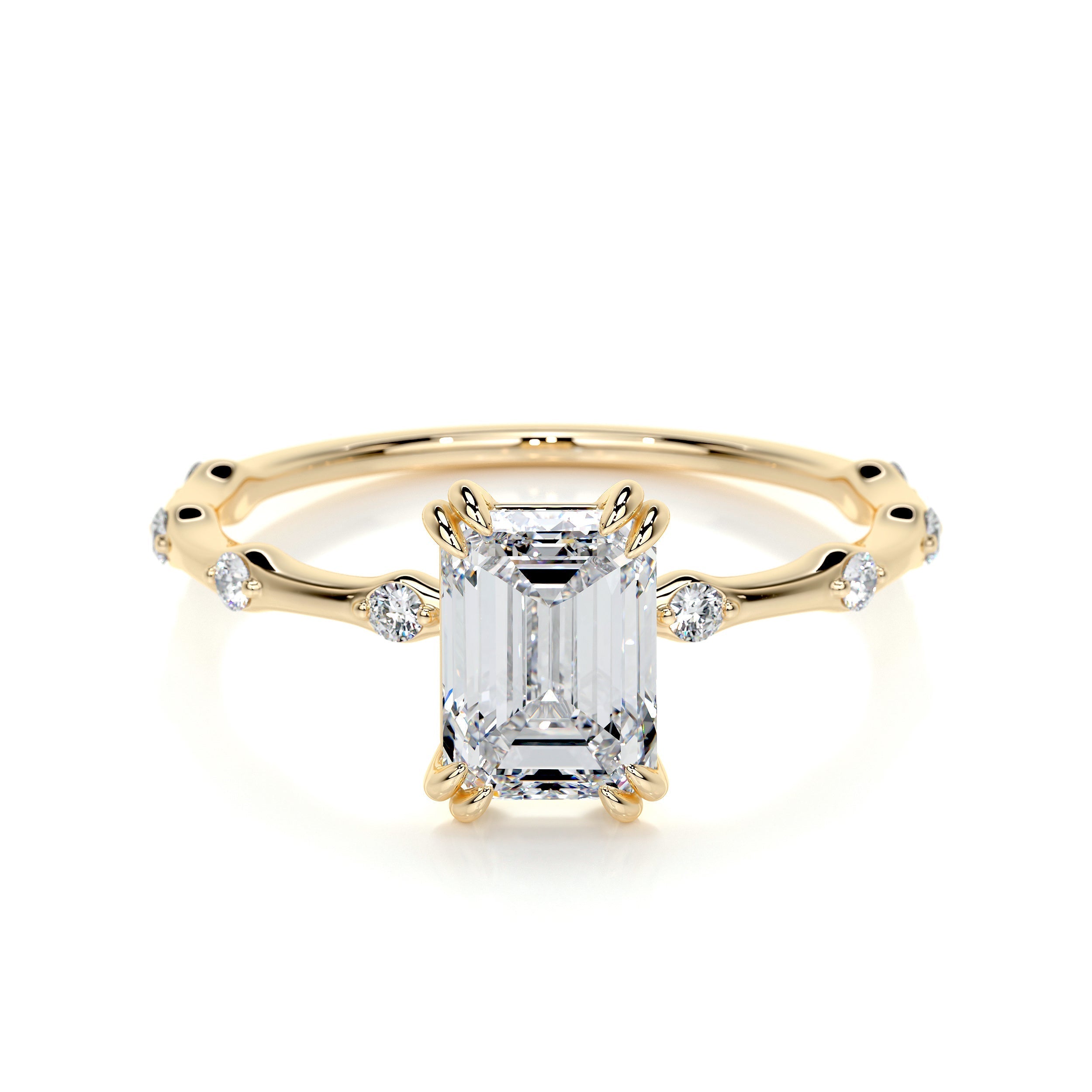 Wilma Lab Grown Diamond Ring -18K Yellow Gold (RTS)、mySite、hinf8tx79