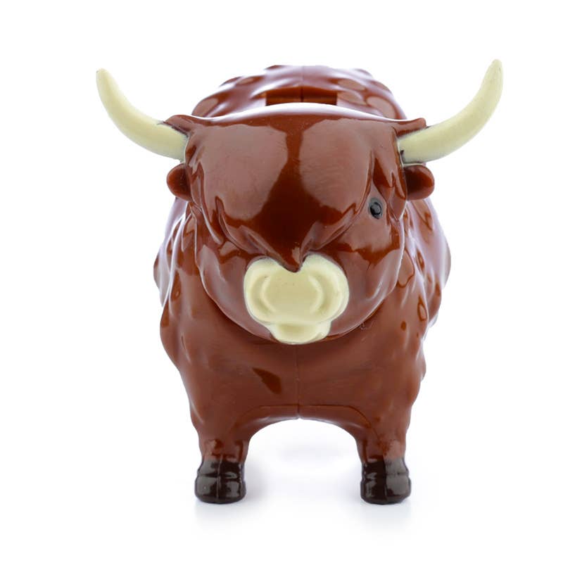 Highland Coo Cow Solar Pal Bobble Head Figurine、mySite、g9winljtr