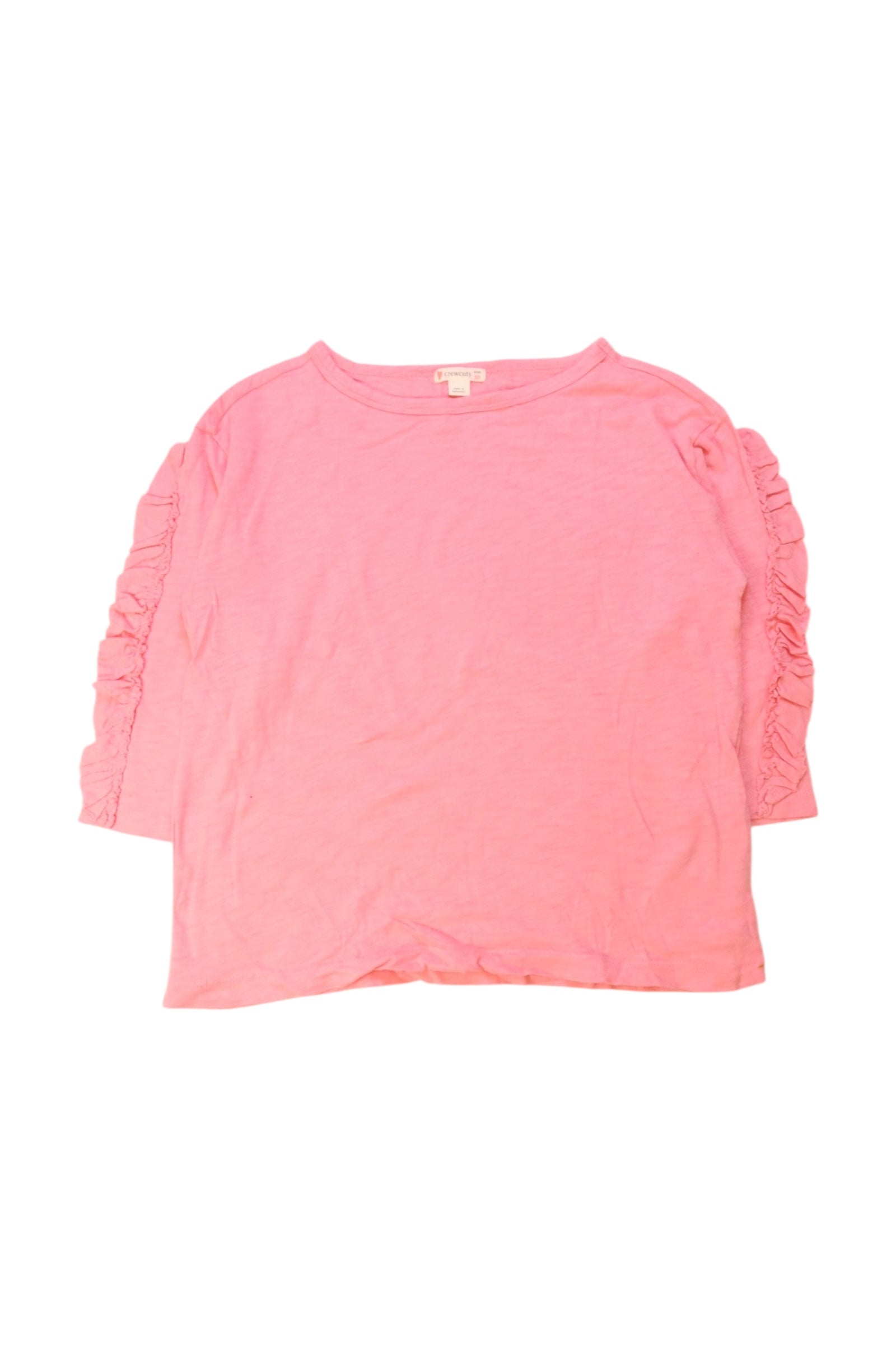 Crewcuts Ruched Sleeve Top 10Y、mySite、g9winljtr