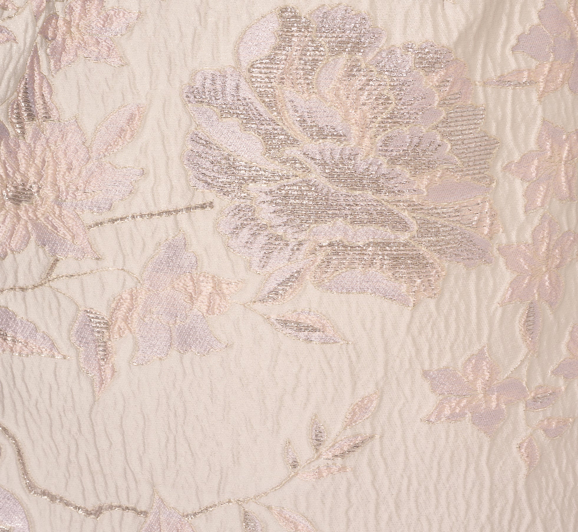 Floral Jacquard Pearl Dress In Ivory Silver、mySite、solidvoid