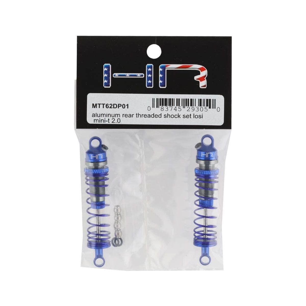  HRAMTT62DP01, Hot Racing Losi Mini-T 2.0 Aluminum Rear Threaded Shock Set (Blue) (2)、mySite、merchandisen