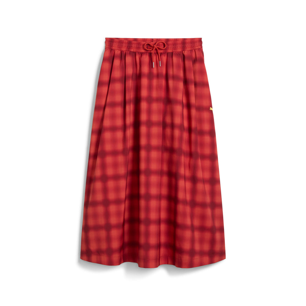 Road To Unity Plaid Woven Midi Skirt、mySite、gtrtttuynbv