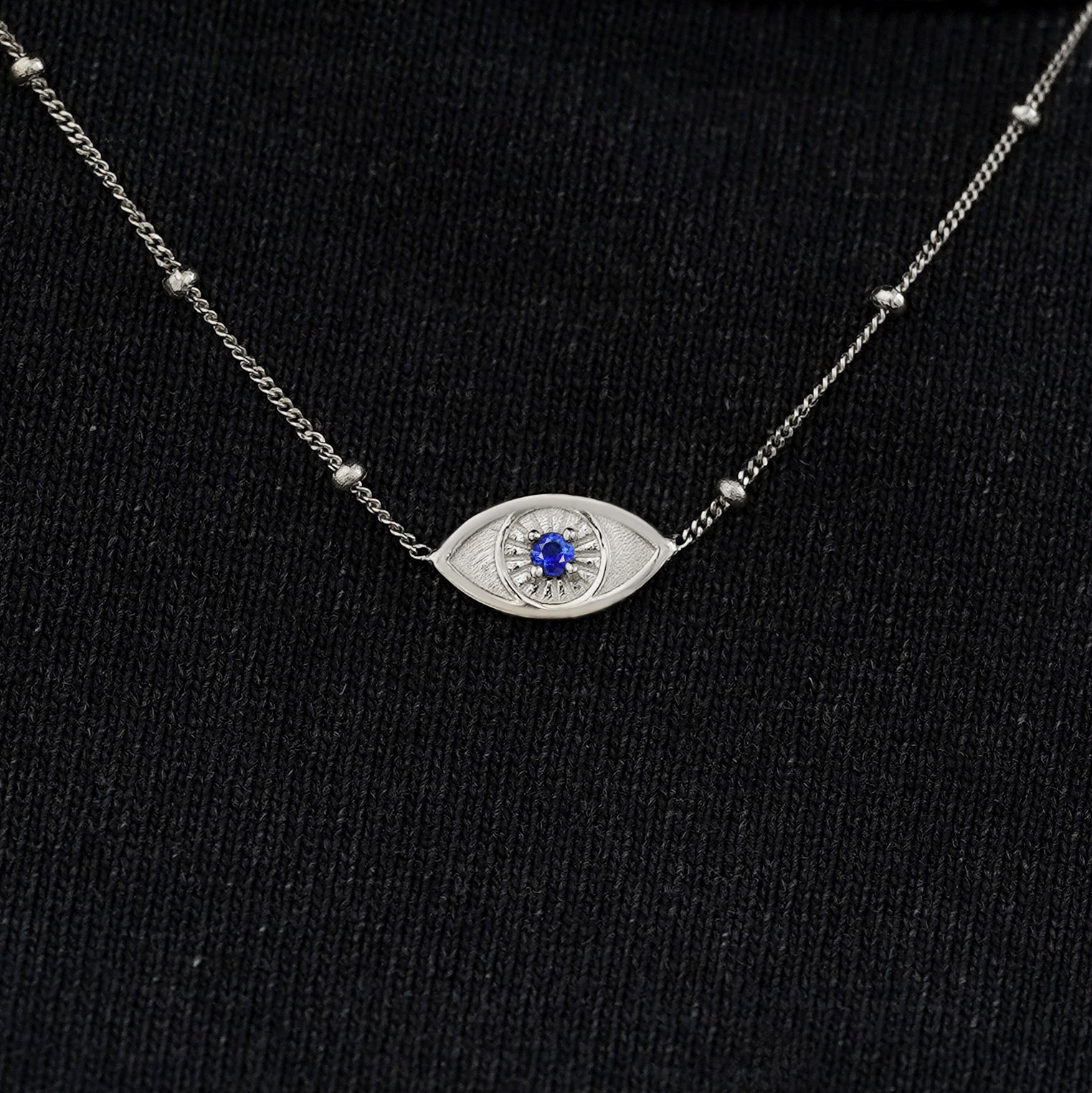 Gemstone Evil Eye Necklace、mySite、hinf8tx79