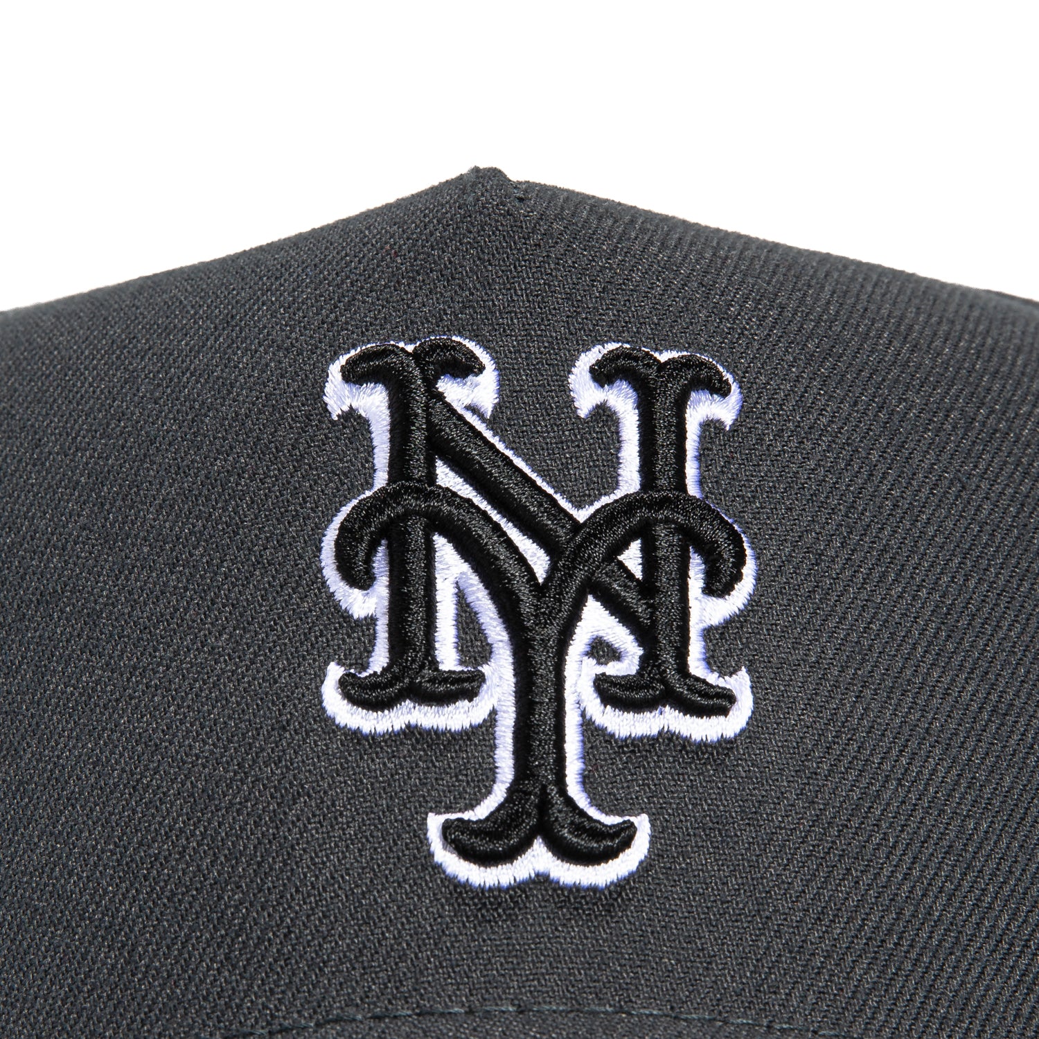 New Era 9Forty A-Frame New York Mets Snapback Hat - Graphite, Black, White、mySite、vikingsvslions