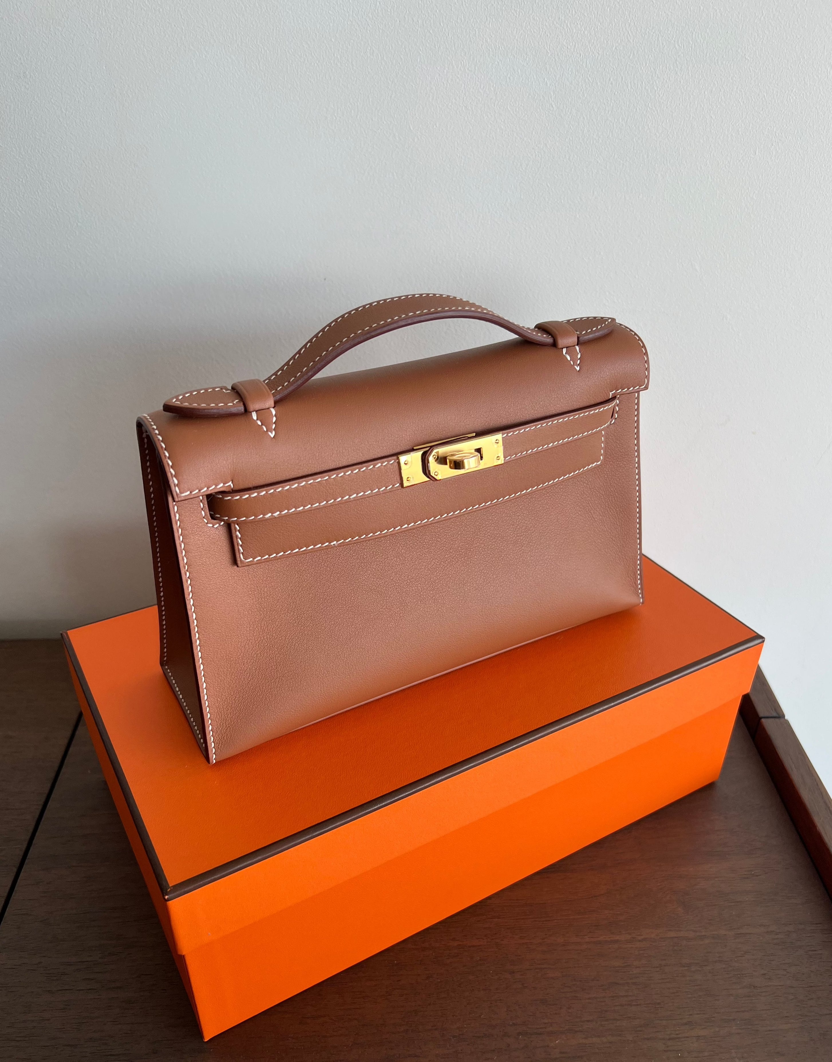 Hermès Kelly Pochette Gold Swift GHW、mySite、garminoutage.com