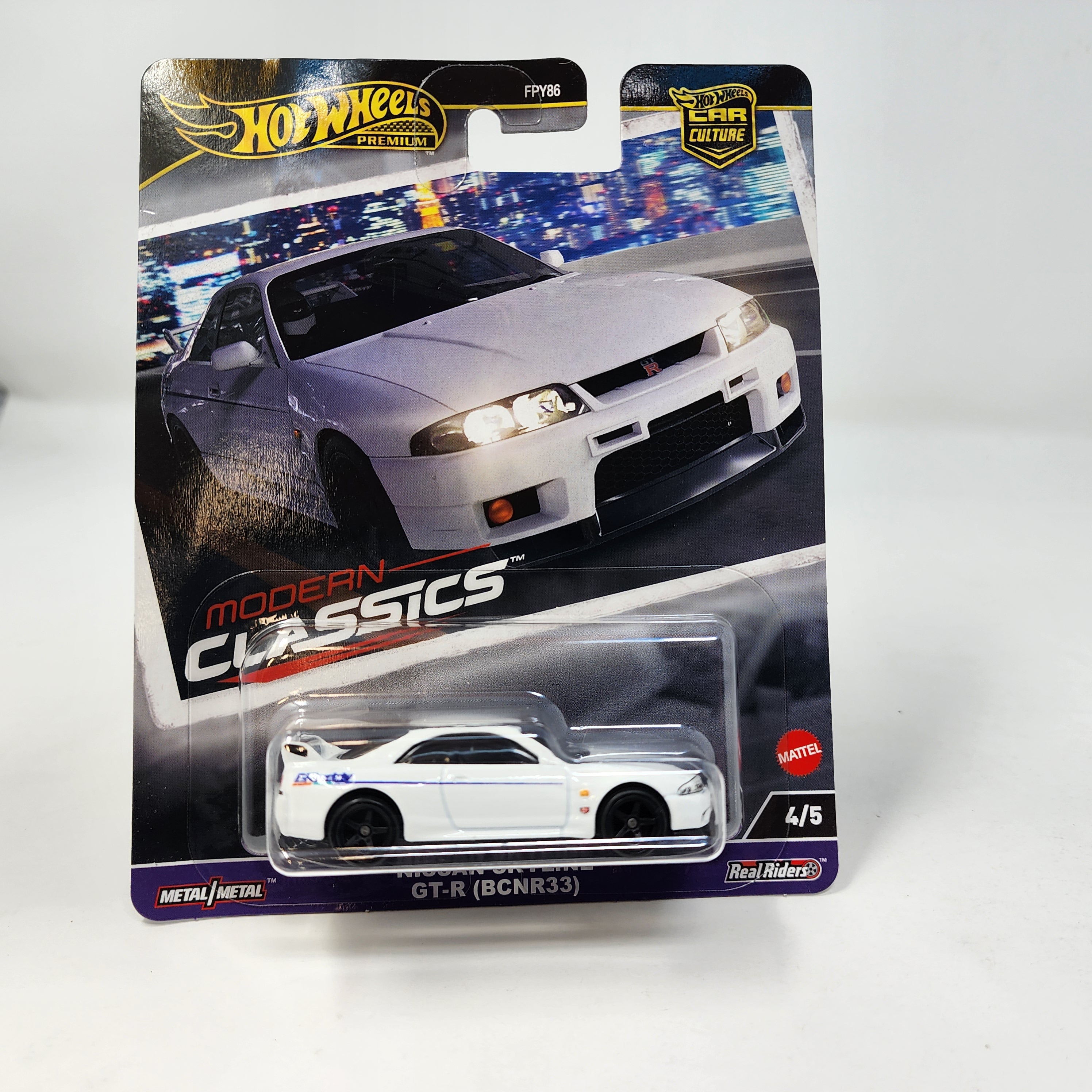 Nissan Skyline GT-R BCNR33 * 2024 Hot Wheels MODERN CLASSICS Car Culture Case E、mySite、hgirdovlk