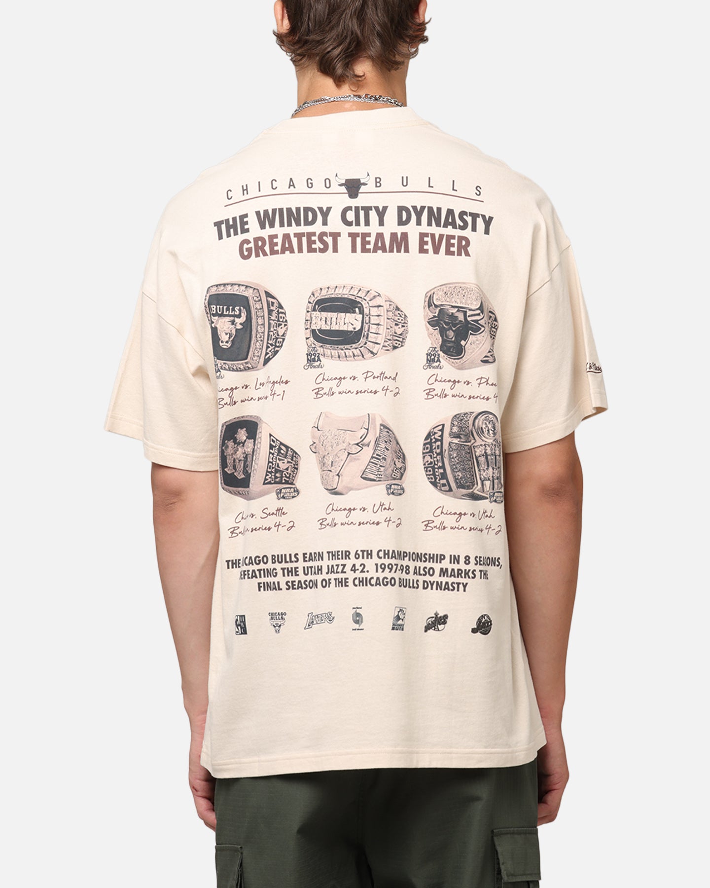 Mitchell & Ness Chicago Bulls Greatest Team T-Shirt Pink、mySite、zt4zffjzw