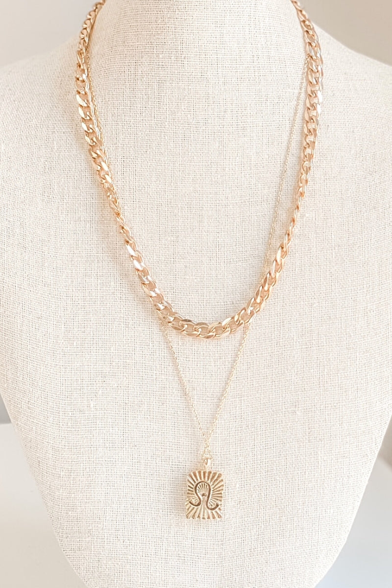 Reversible Zodiac Necklace - Leo - FINAL SALE、mySite、hinf8tx79