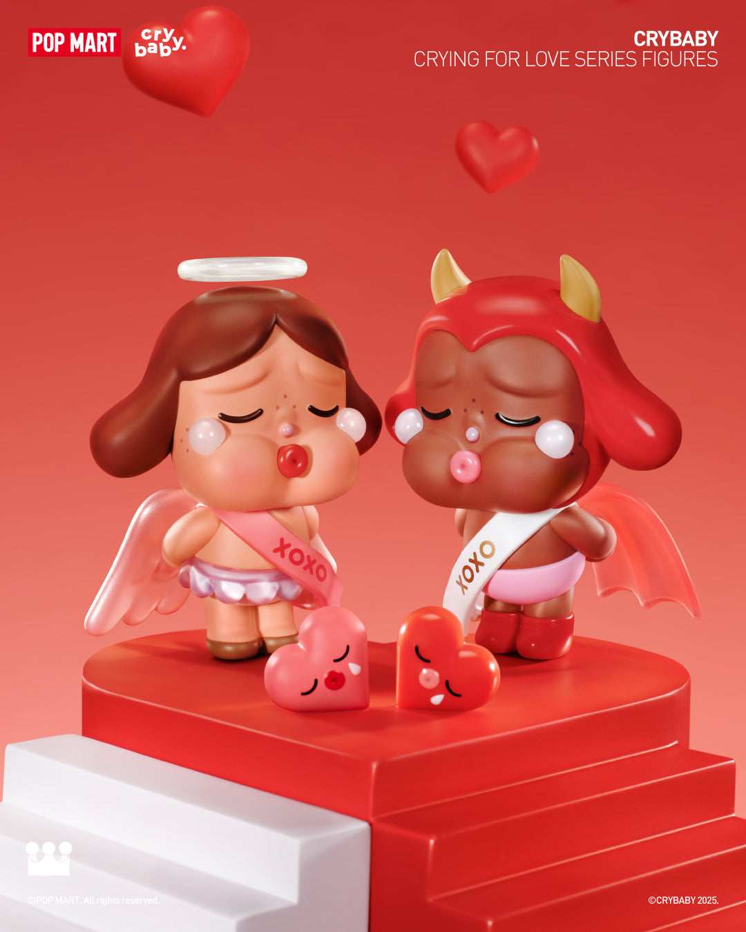  POP MART CRYBABY Crying For Love Series Figures、mySite、greenlandpopulation