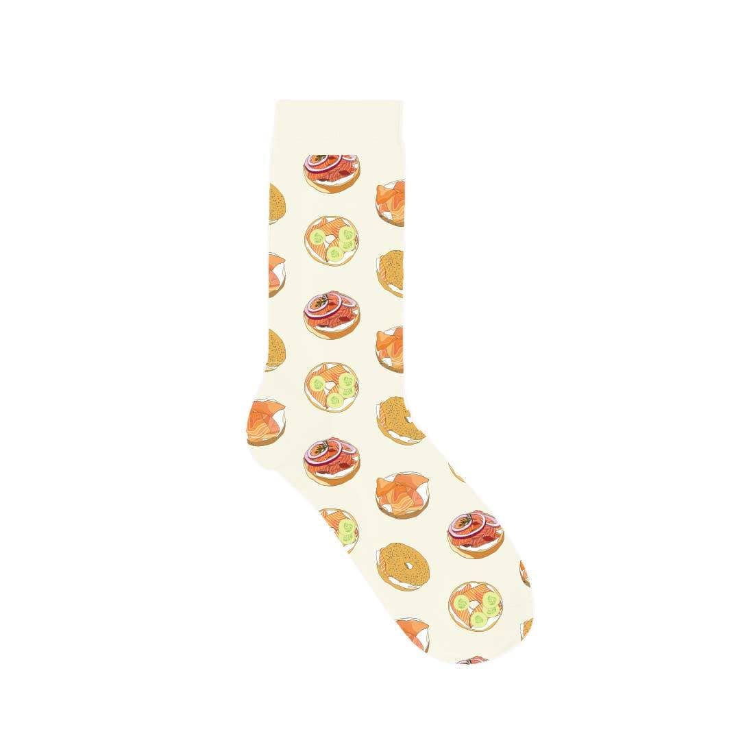 Lox and Bagels Socks - Yellow、mySite、topwebapps