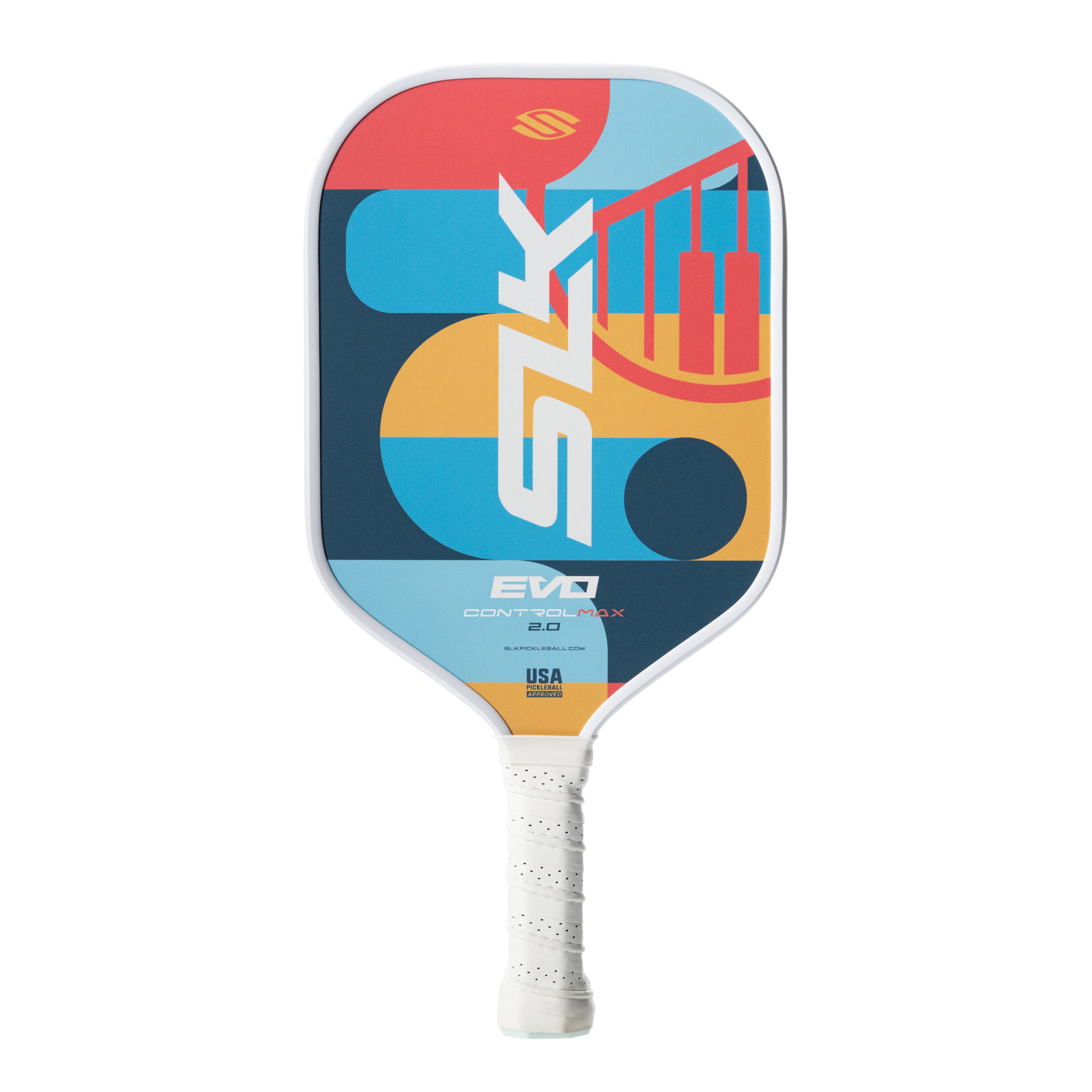 SLK by Selkirk x The Holderness Family Evo 2.0 - Control - Max - Pickleball Paddle、mySite、noshort