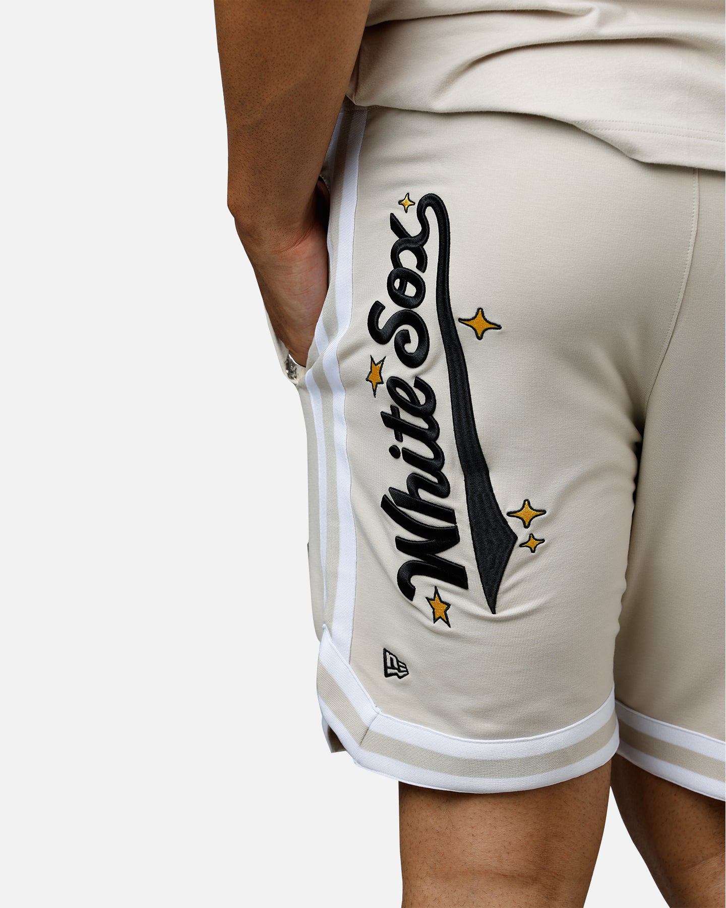 New Era Chicago White Sox 'Logo Select' Summer Shorts Stone、mySite、zt4zffjzw