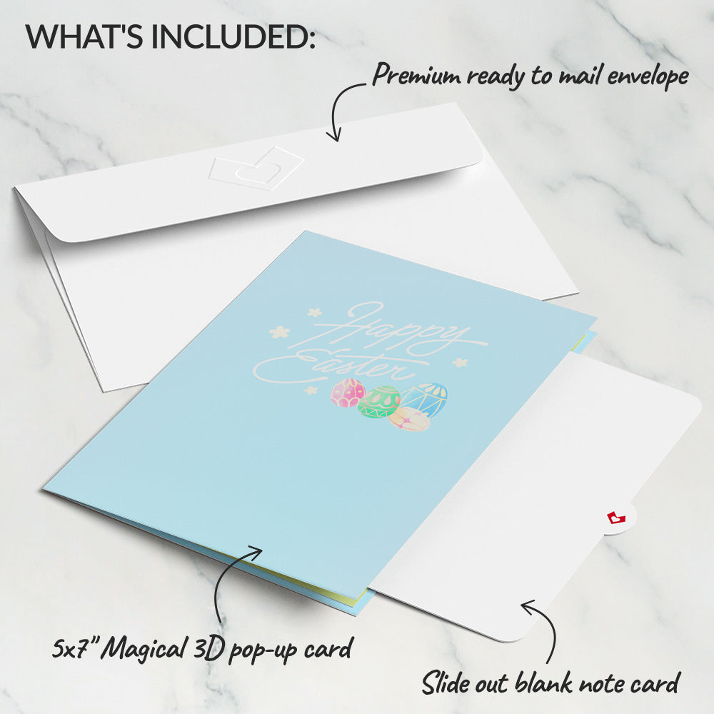 Happy Easter Egg Tree Pop-Up Card、mySite、solidvoid