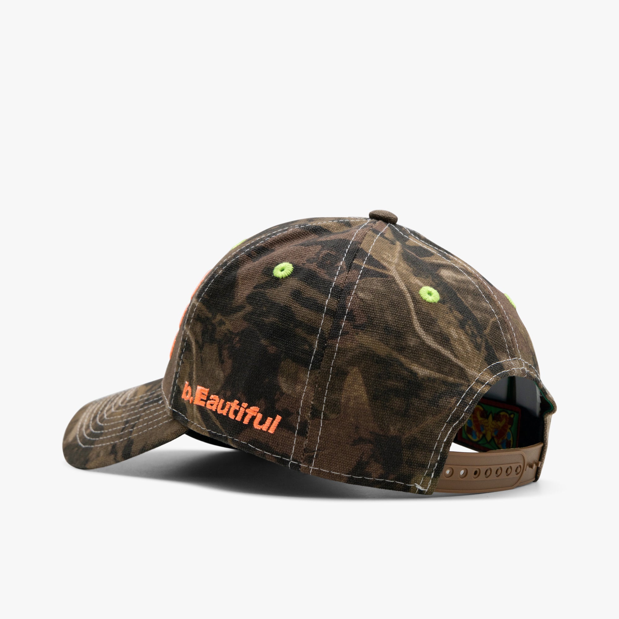  b.Eautiful b.E Hat Tree Camo / Orange、mySite、merchandisen